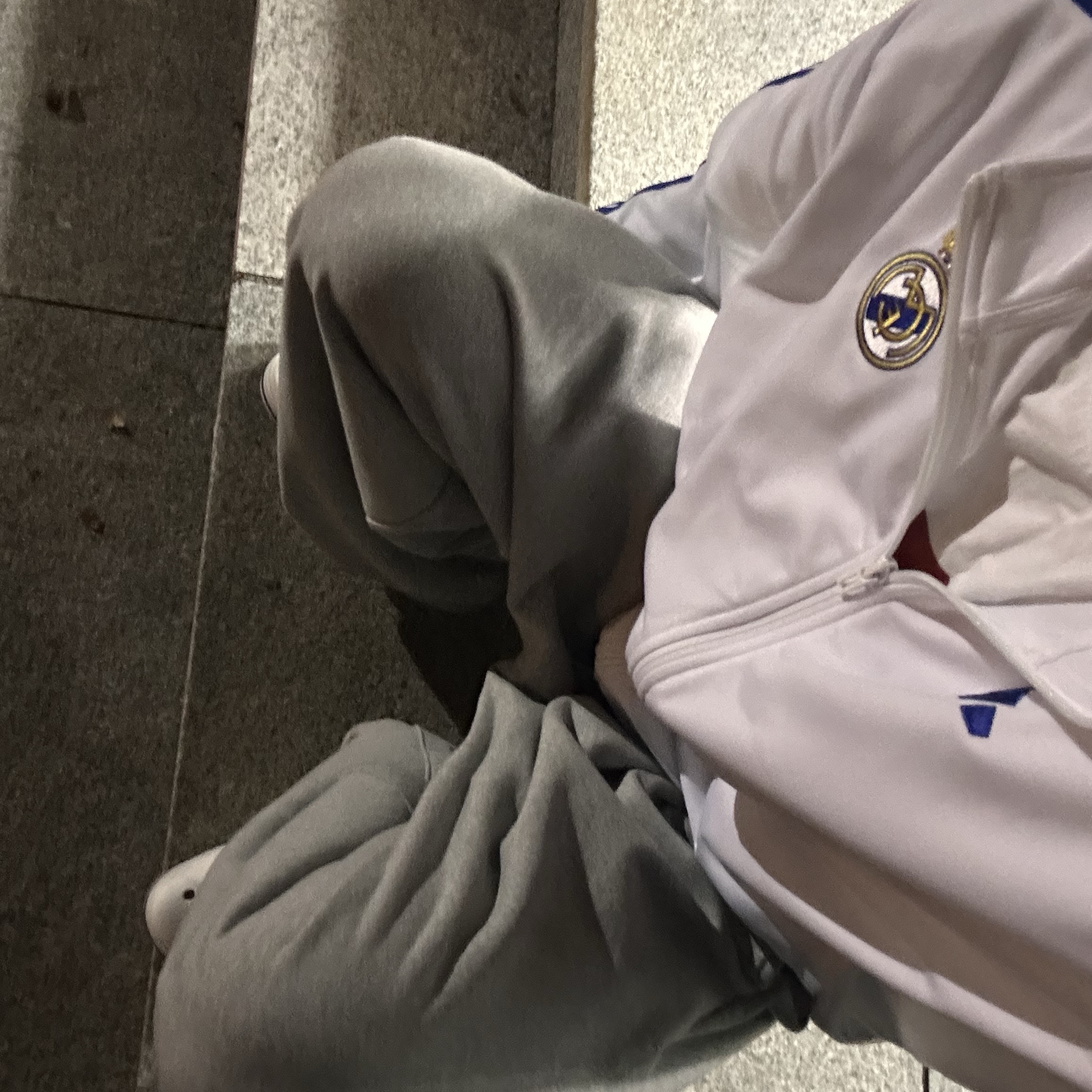 Adidas Real Madrid DNA Track Top White - US Sizing 착용 스타일