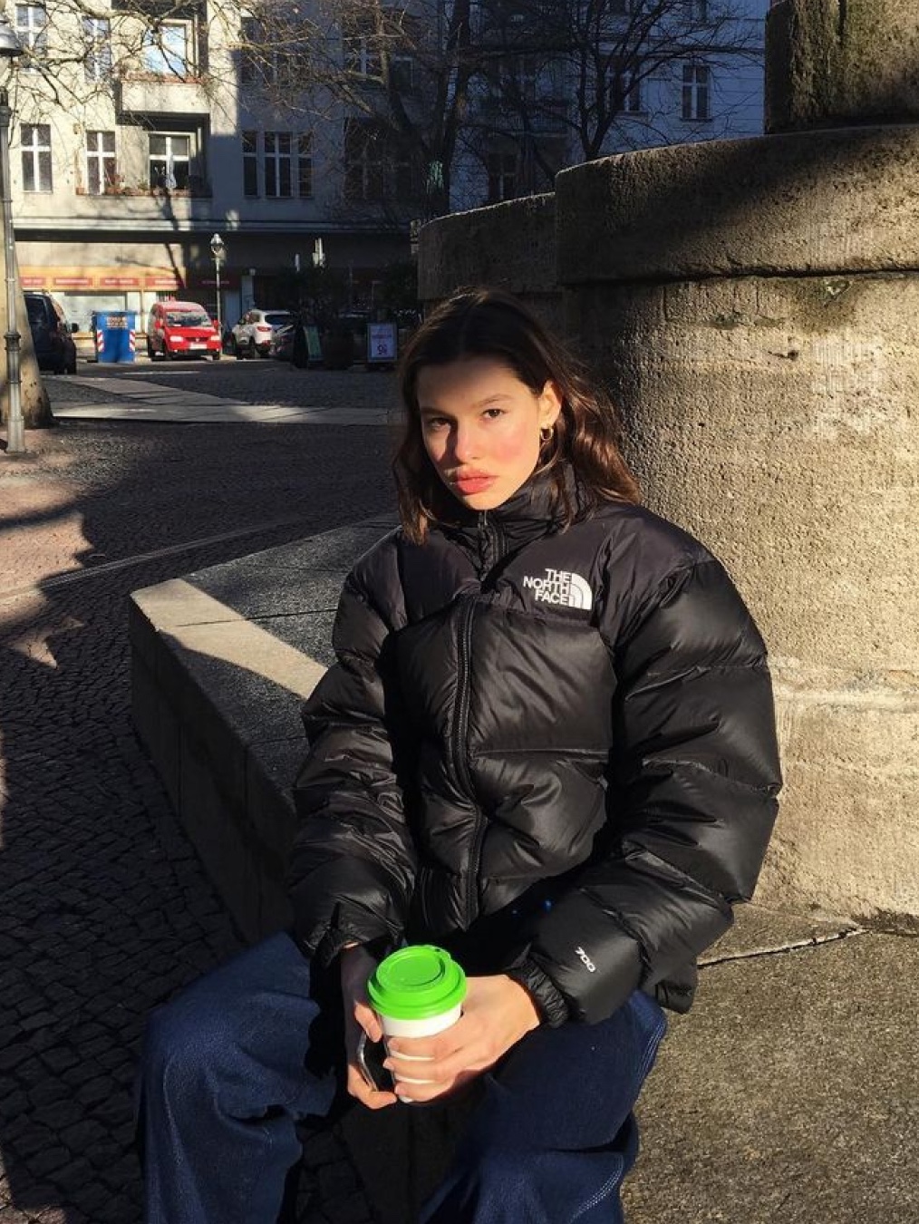 Supreme x Nike Reversible Puffy Jacket Black - 21SS, Moncler Maya Short Down Jacket Black - 24FW 착용 스타일 - 8