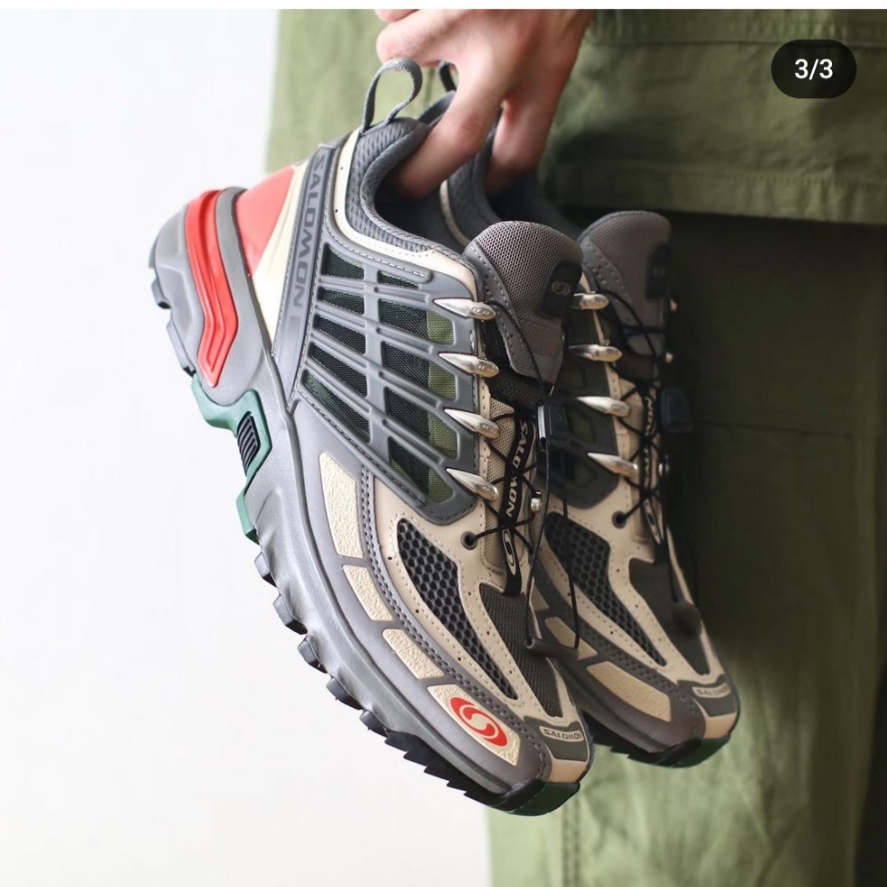 Salomon ACS Pro Pewter Cement 착용 스타일 - 3