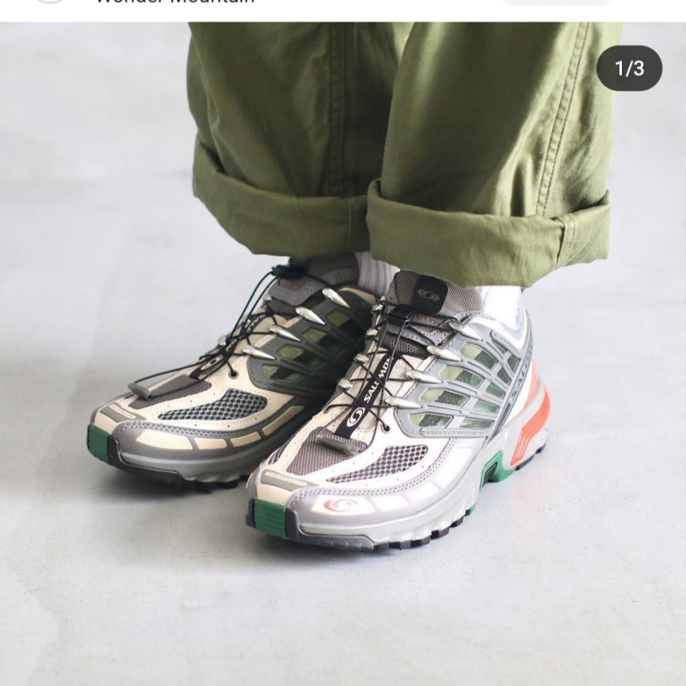 Salomon ACS Pro Pewter Cement 착용 스타일 - 2