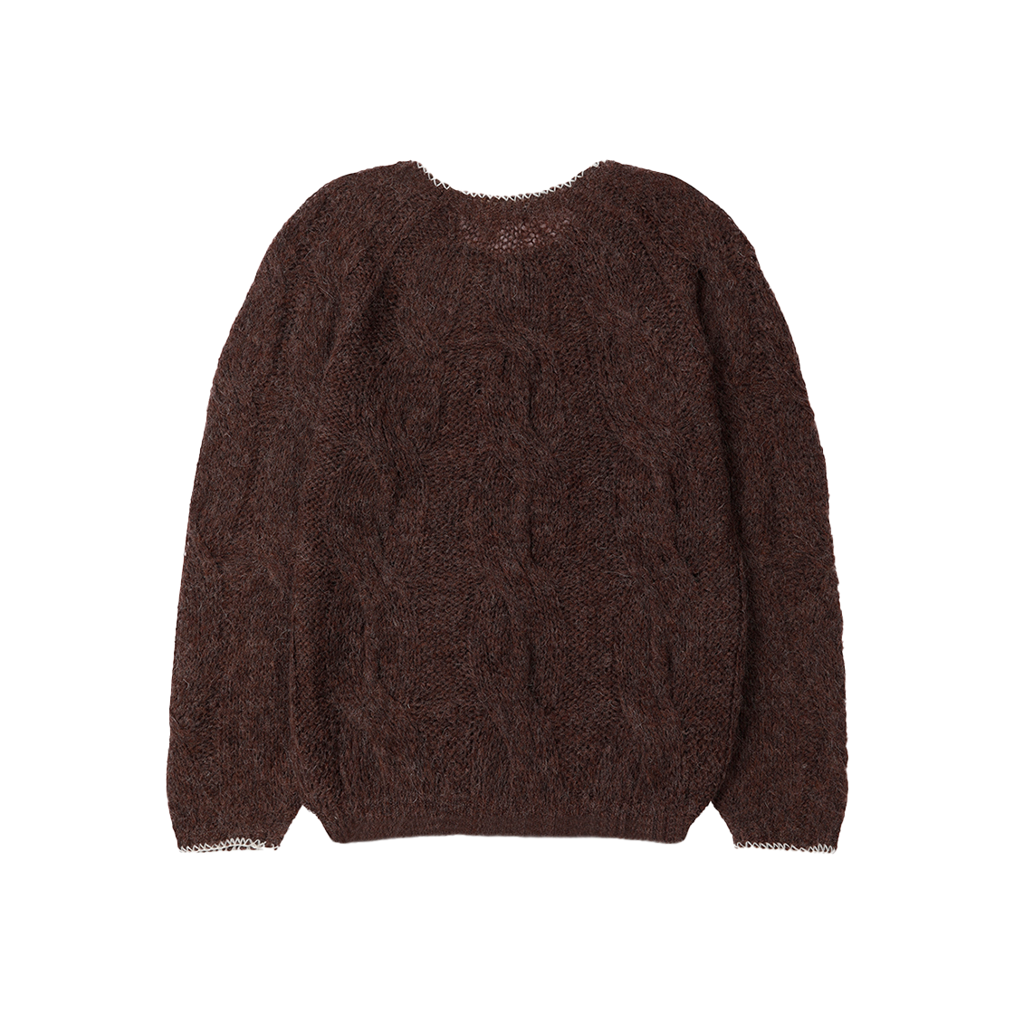프리터 소프트 케이블 니트 브라운(Fritur Soft Cable Knit Brown_F243KN01) - 2