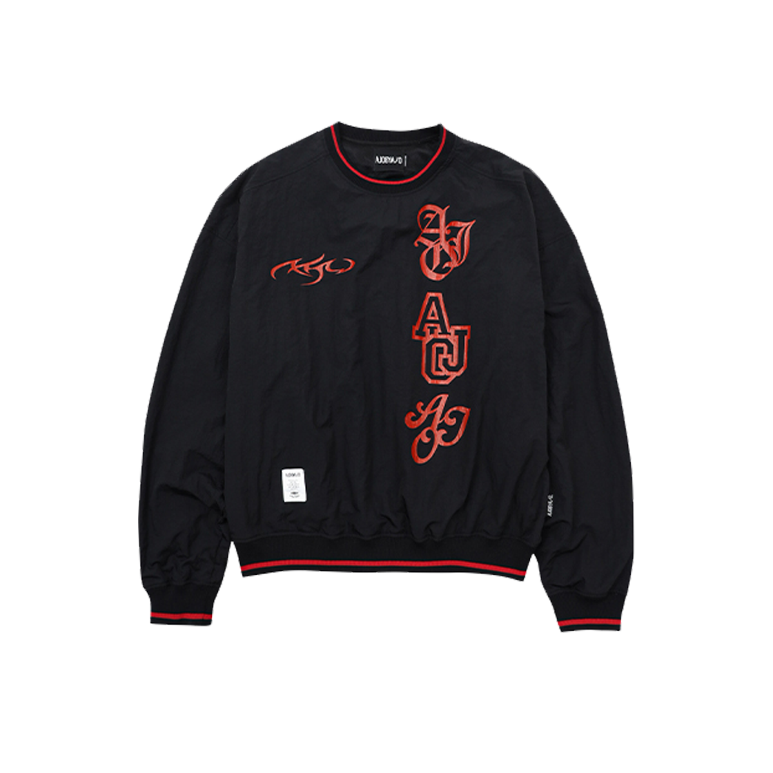 【AJO AJOBYAJO】23FW★ [PBA] Total Logo Nylon Sweatshirt MUSINSA | AJOBYAJO [PBA] Total Logo Nylon Hoodie [BEIGE]
