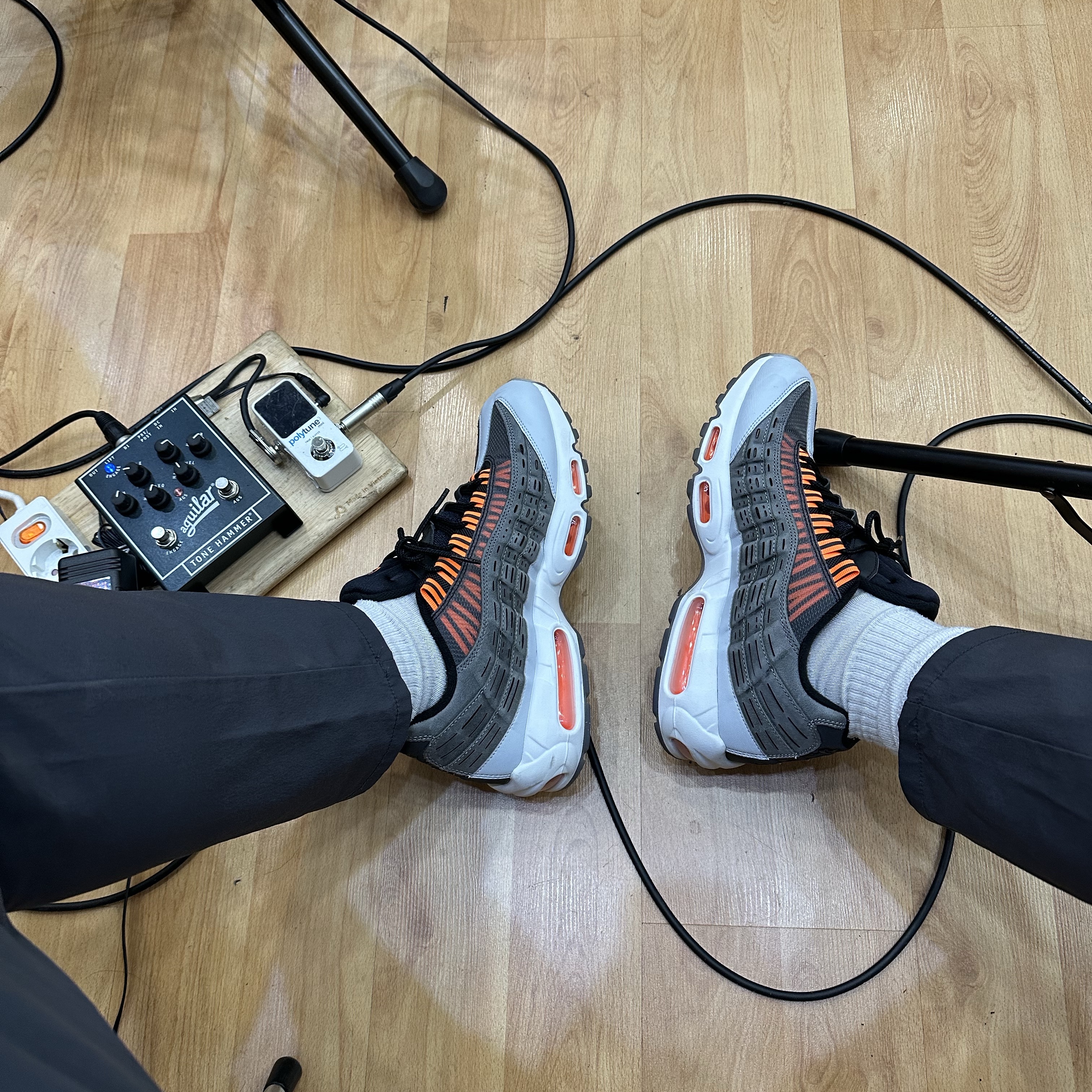 Nike x Kim Jones Air Max 95 Total Orange 착용 스타일 - 2