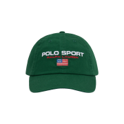 [20% 적립] Polo Ralph Lauren Polo Sports Twill Ball Cap New Forest - 24FW