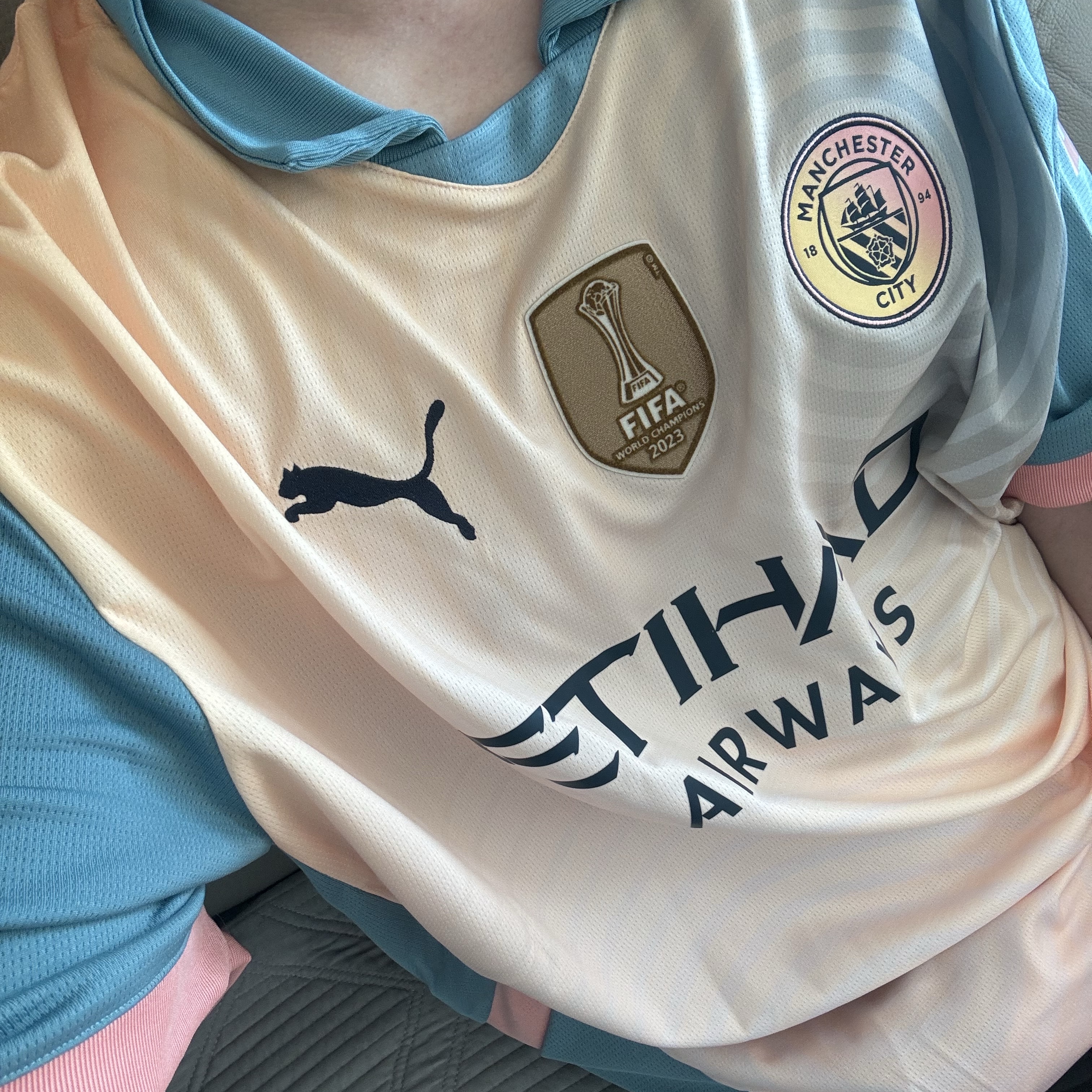 Puma Manchester City 2024/25 4th Jersey Rosebay Bold Blue (Non Marking Ver.) 착용 스타일 - 1