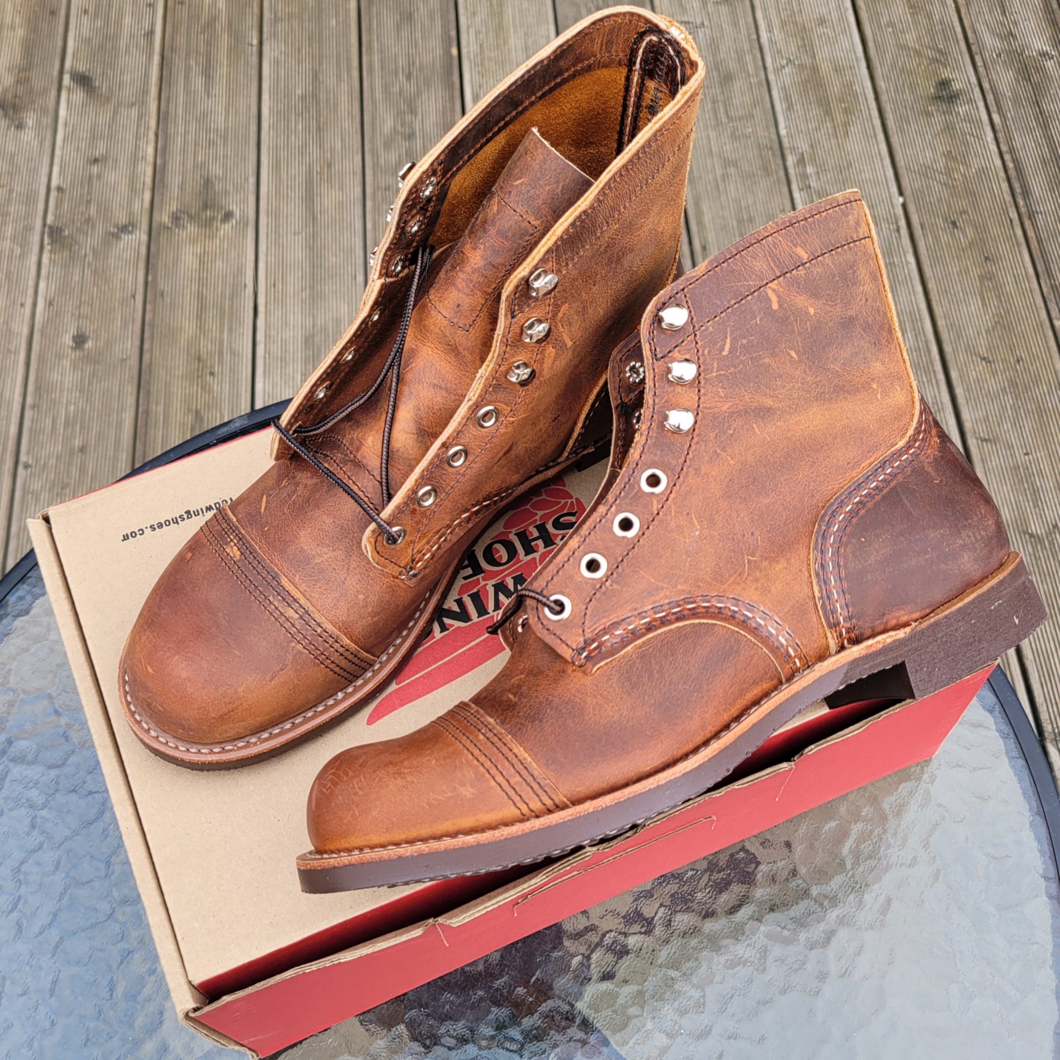 Red Wing Iron Ranger 8085 Copper Rough & Tough - D 착용 스타일 - 4