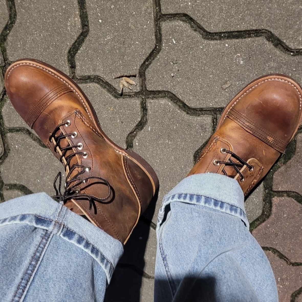 Red Wing Iron Ranger 8085 Copper Rough & Tough - D 착용 스타일 - 1