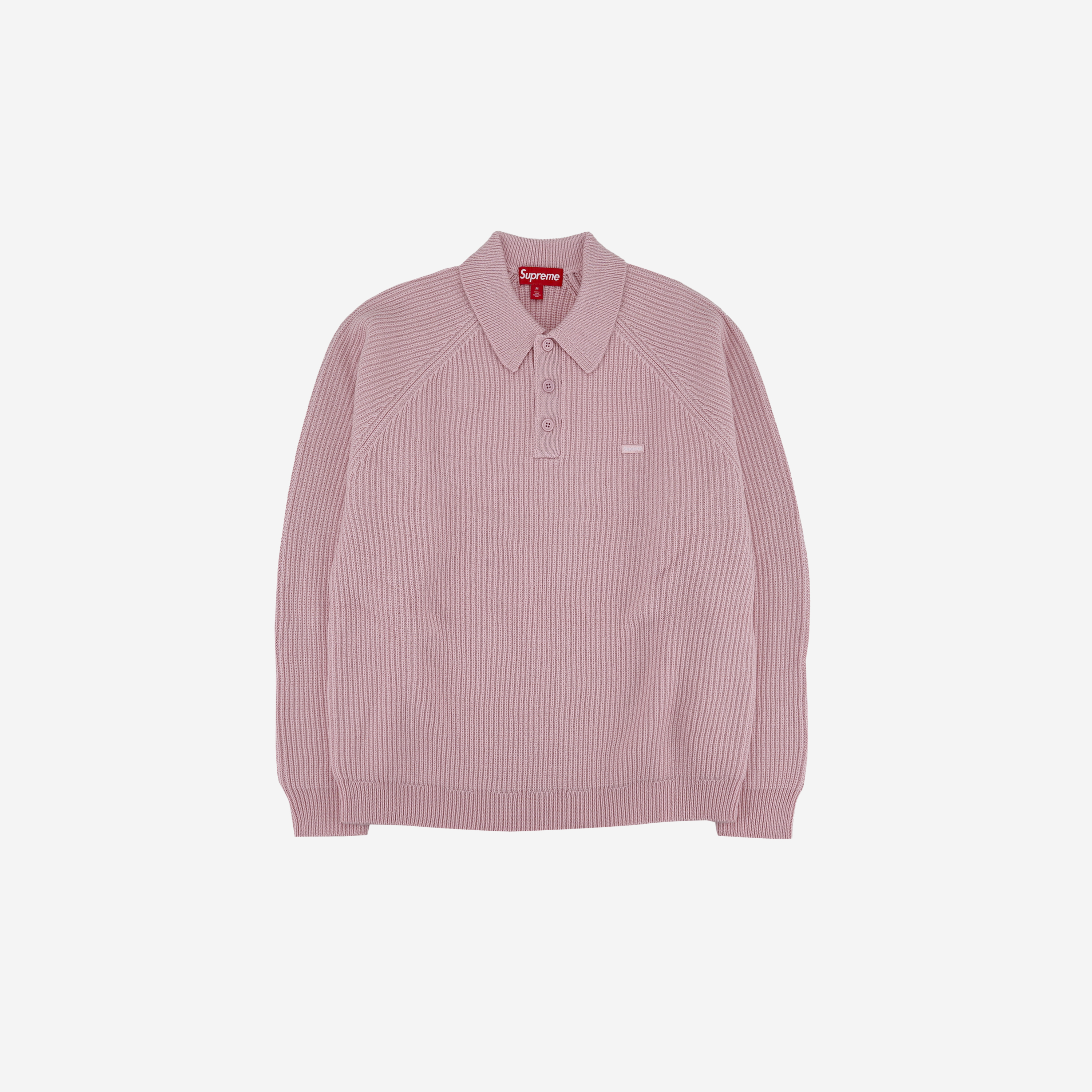 トップス Supreme Small Box Polo Sweater Pink XL Buy Supreme Small Box Polo Sweater 'Pink' - FW24SK30 PINK | GOAT