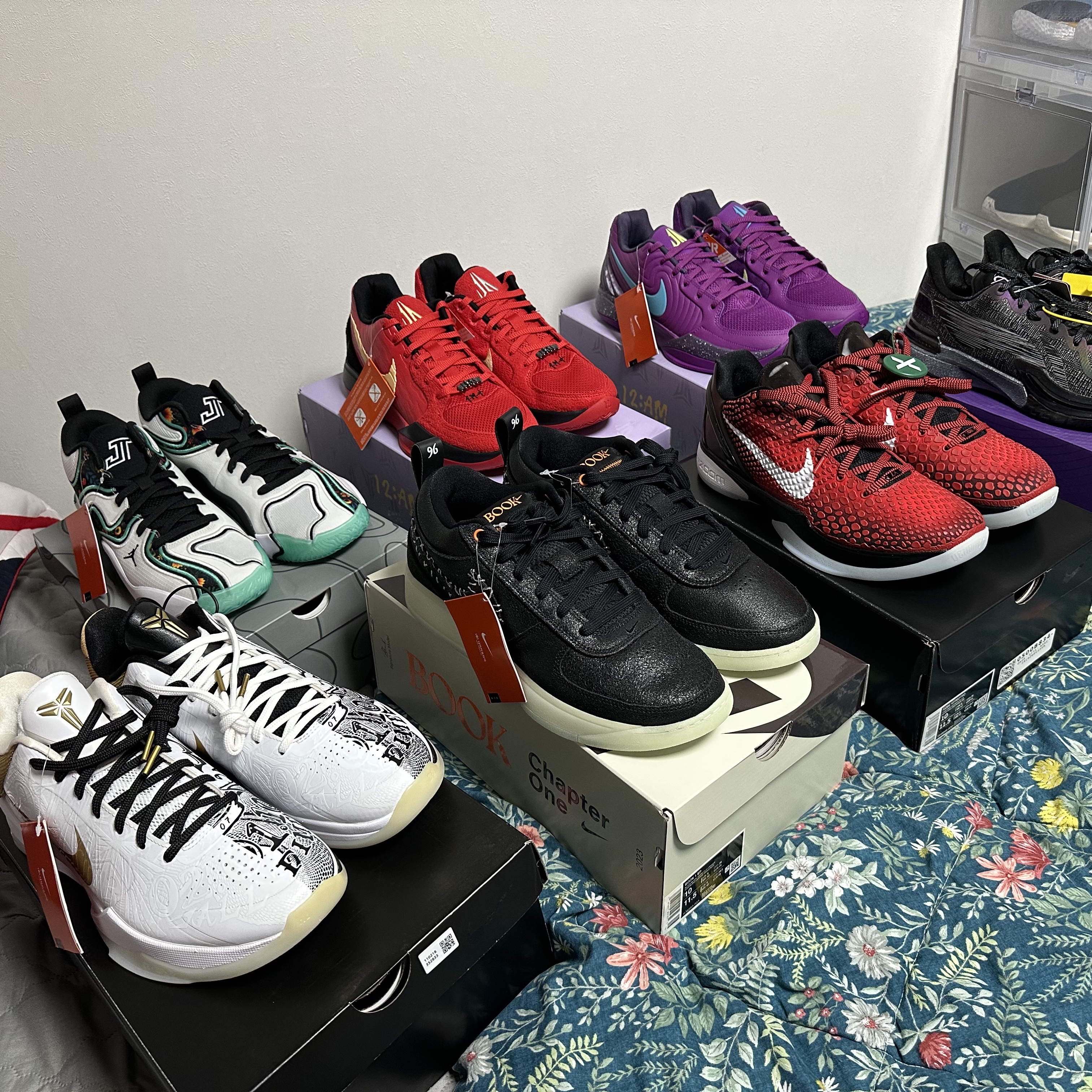 Nike Kobe 5 Protro Big Stage, Nike Book 1 EP Halloween 착용 스타일