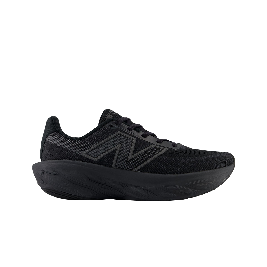 (W) 뉴발란스 프레쉬 폼 X 1080v14 블랙 블랙 메탈릭 - B 스탠다드((W) New Balance Fresh Foam X 1080v14 Black Black Metallic - B Standard)