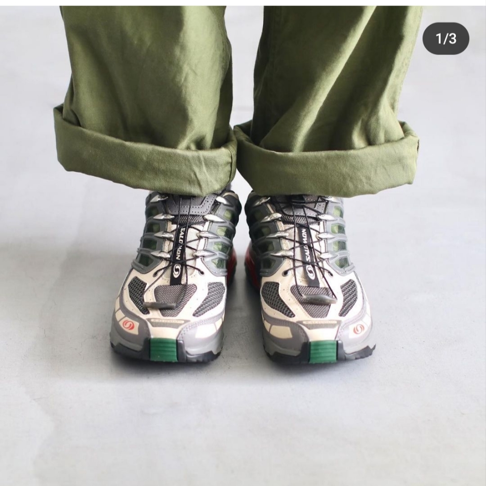 Salomon ACS Pro Pewter Cement 착용 스타일 - 1