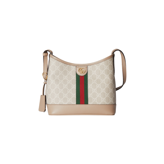 Gucci Ophidia Small Shoulder Bag Beige White
