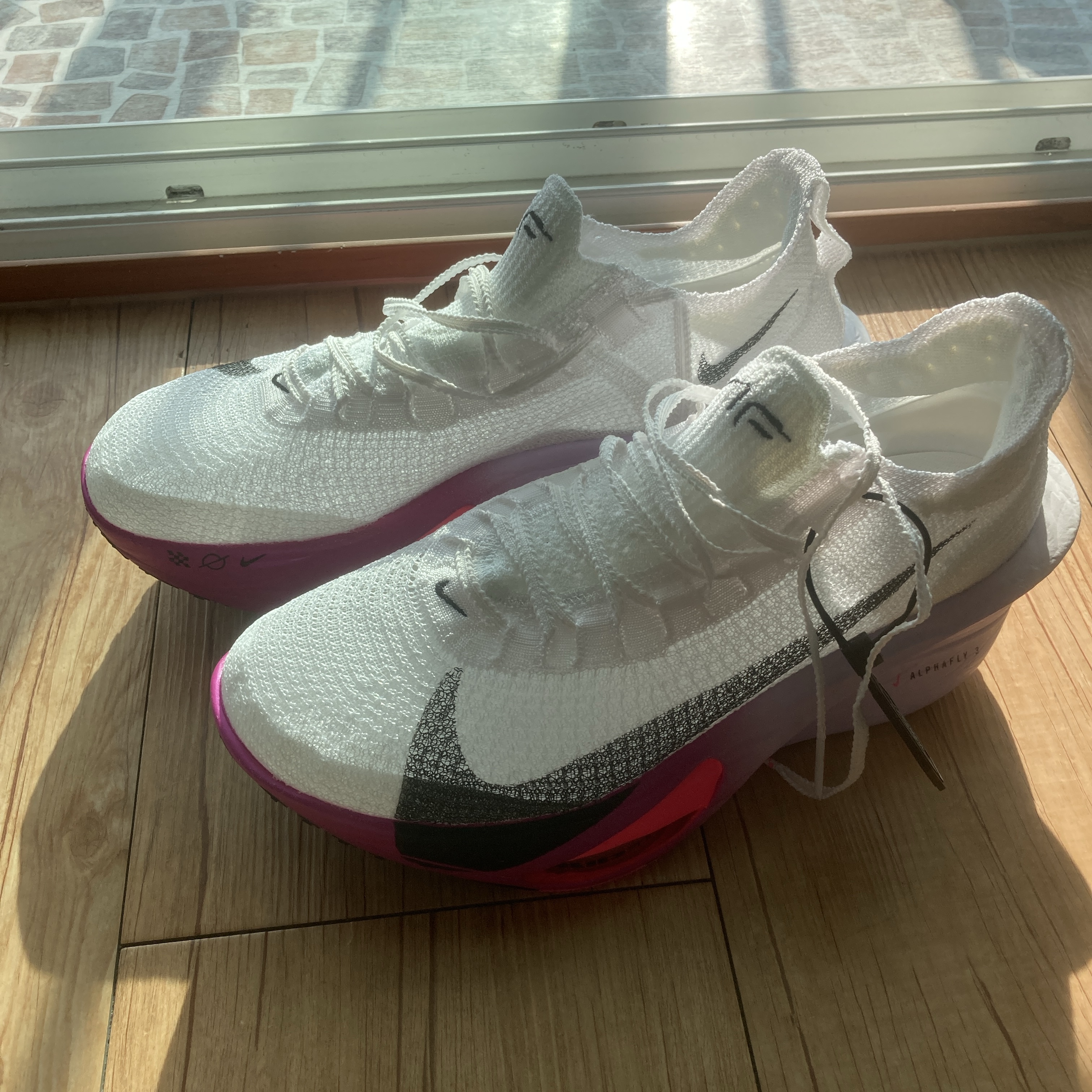 Nike Air Zoom Alphafly Next% 3 Hyper Pink 착용 스타일