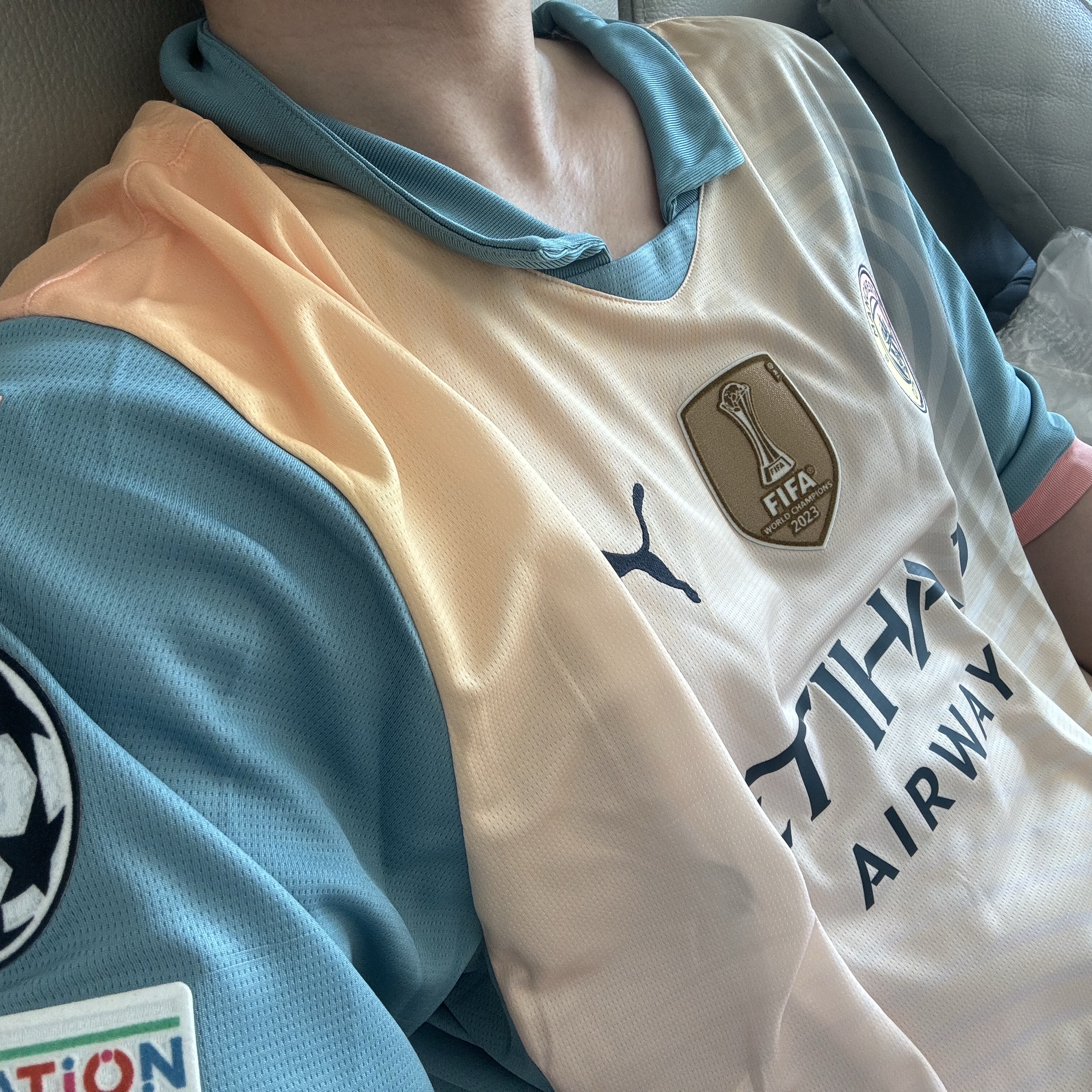 Puma Manchester City 2024/25 4th Jersey Rosebay Bold Blue (Non Marking Ver.) 착용 스타일 - 2