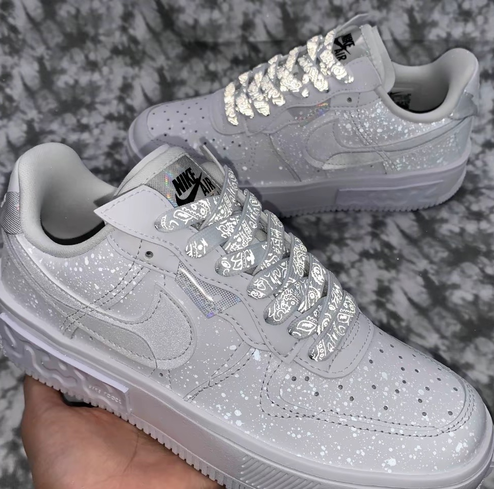 (W) Nike Air Force 1 Fontanka White 착용 스타일 - 2