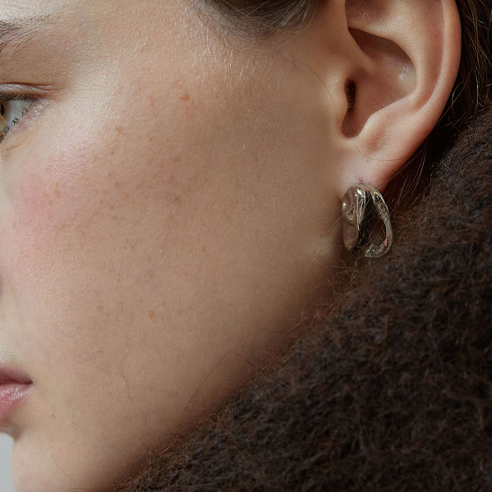 러브미몬스터 오이스터 이어링 실버(lovememonster Oyster Earrings Silver) - 2