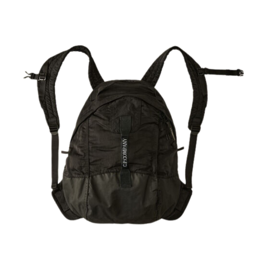 C.P. Company Nylon B Rounded Backpack Black - 24FW