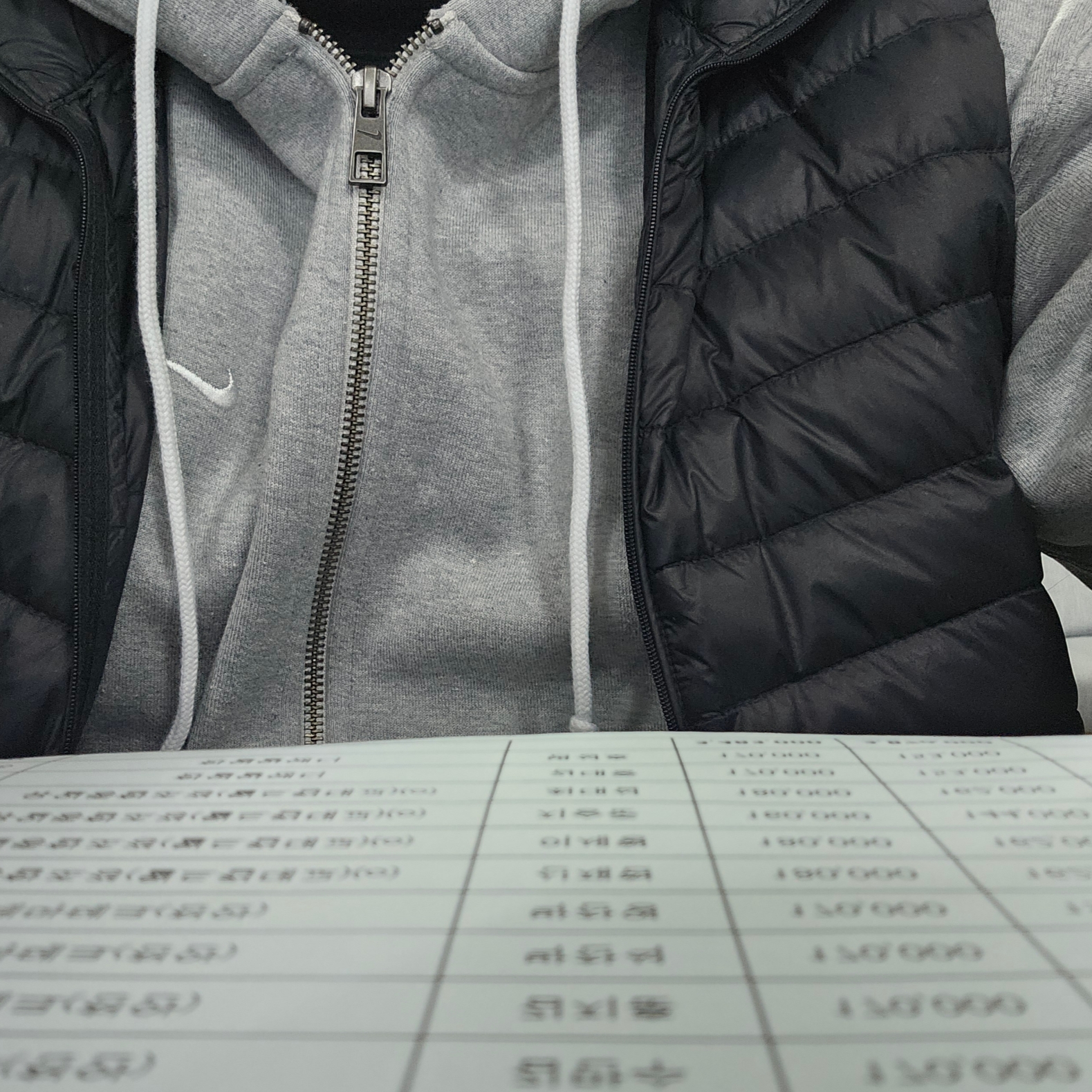 Nike NRG Solo Swoosh Full Zip Hoodie Dark Grey Heather - Asia 착용 스타일