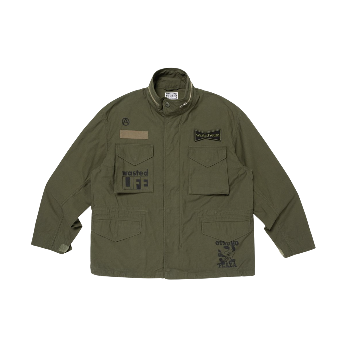 Wasted Youth FLEECE P/O JACKET AFTERBASE X WASTED YOUTH