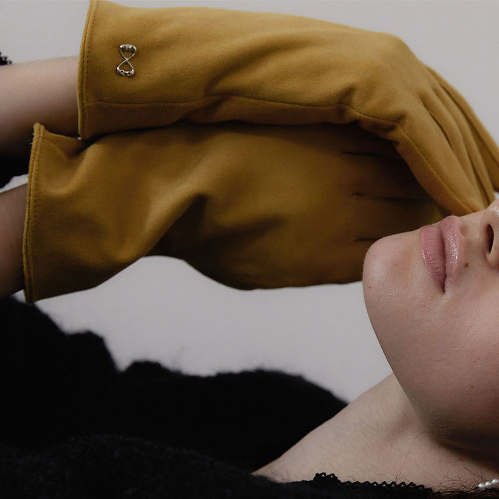 러브미몬스터 스웨이드 롱 글로브 머스타드(lovememonster Suede Long Glove Mustard) - 4