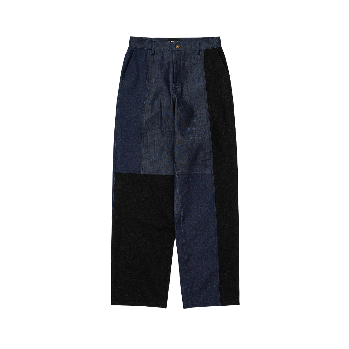 AJ234PT005NV AJOBYAJO Denim Mixed Pants Navy