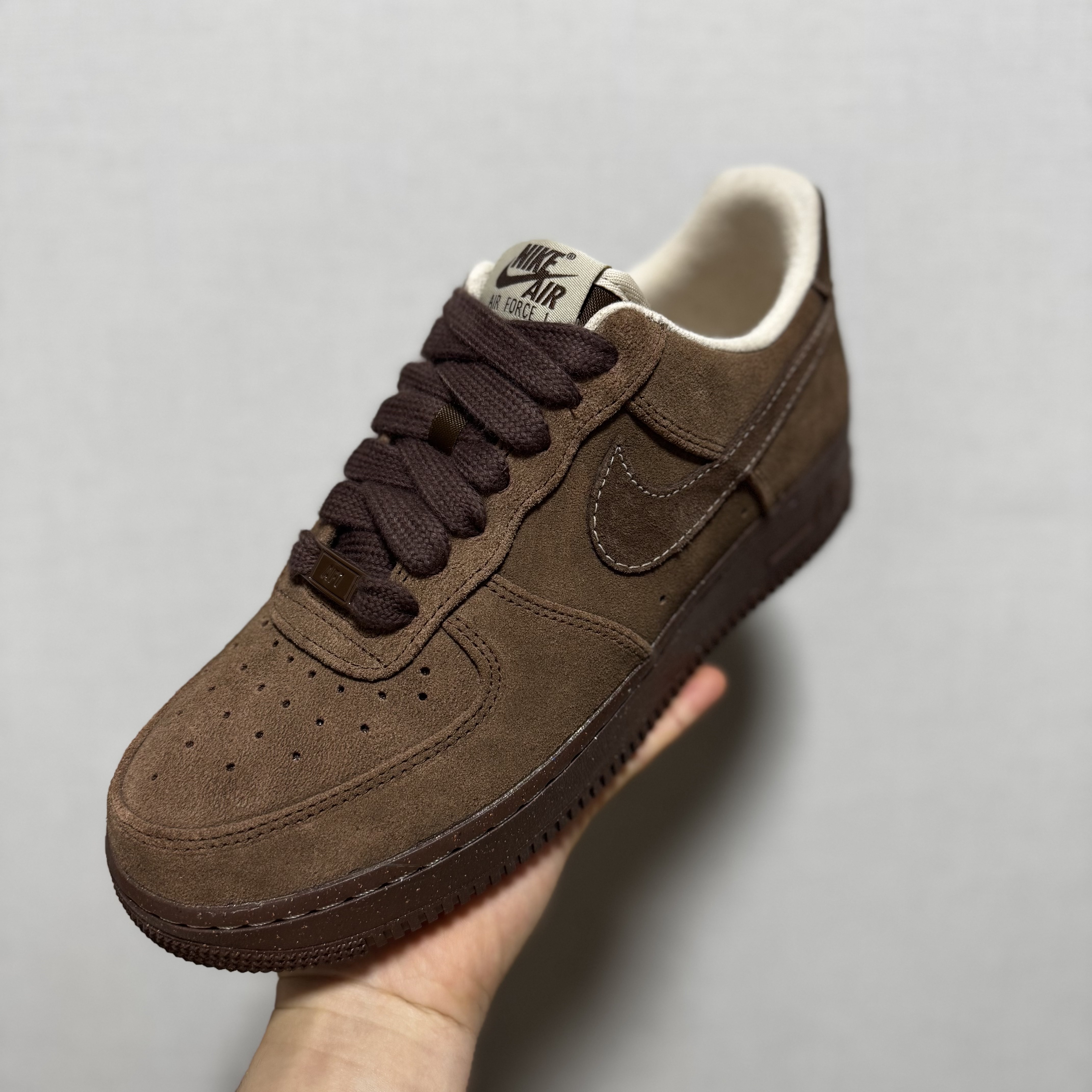 (W) Nike Air Force 1 '07 Cacao Wow 착용 스타일 - 3