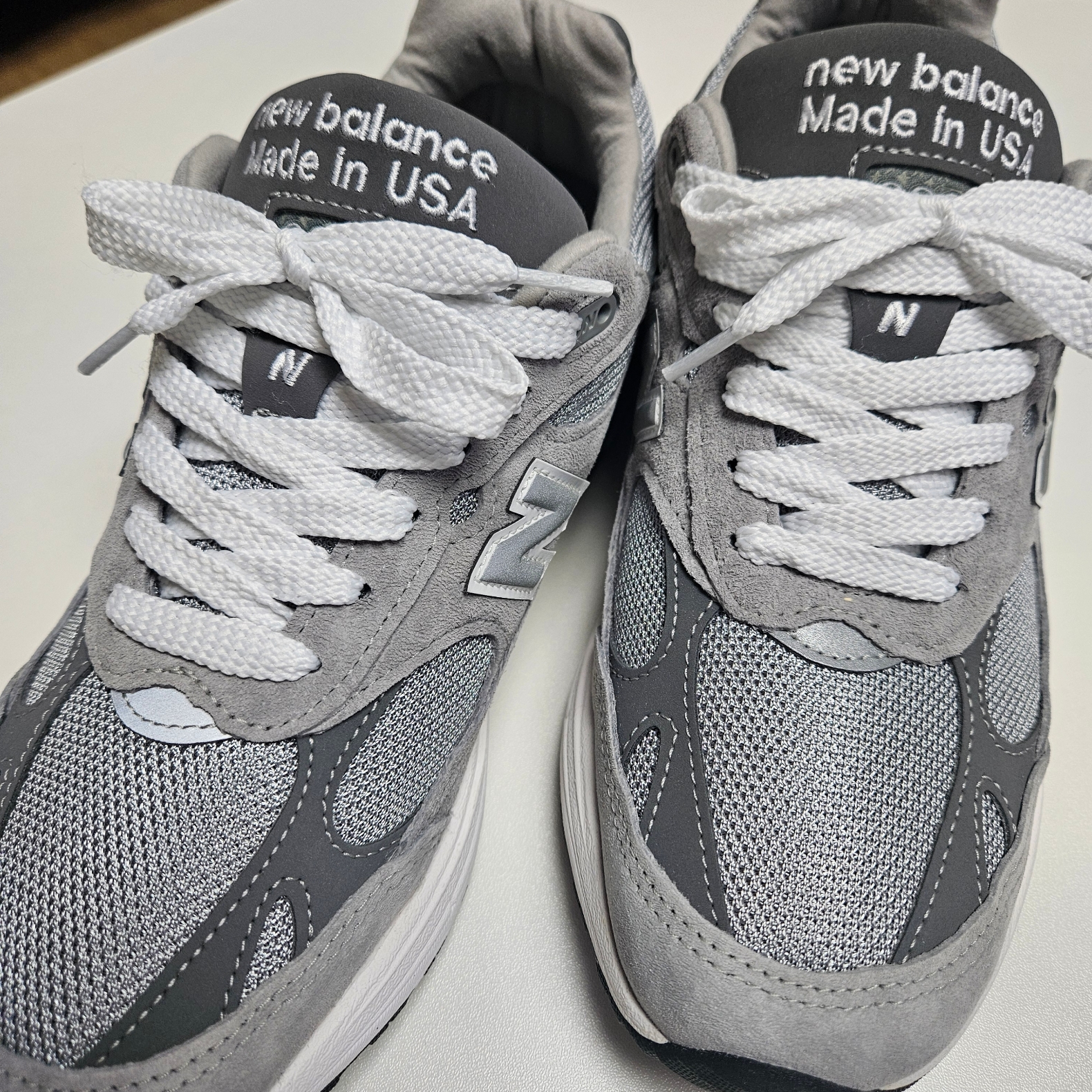 New Balance 993 Made in USA Grey - D Standard 착용 스타일