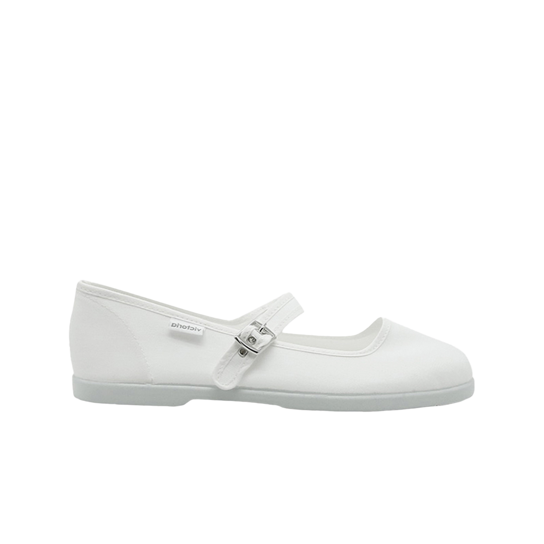 빅토리아 슈즈 우먼 쿵푸 베일라리나 로나 블랑코(Victoria Shoes Women Gong-Fu Bailarina Lona Blanco)