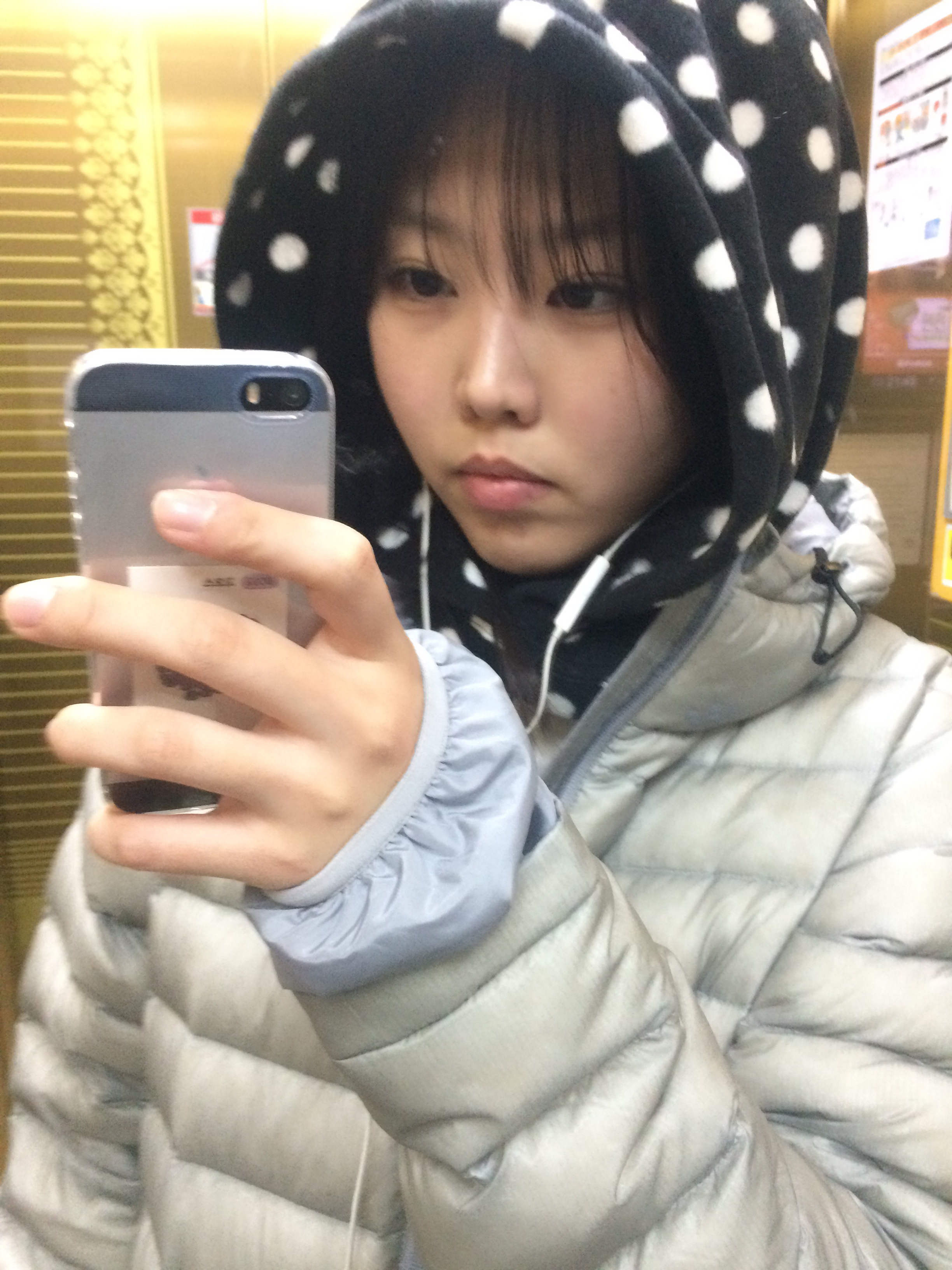 Sansan Gear Suffix Puffer Jacket Grey - 24FW 착용 스타일 - 1