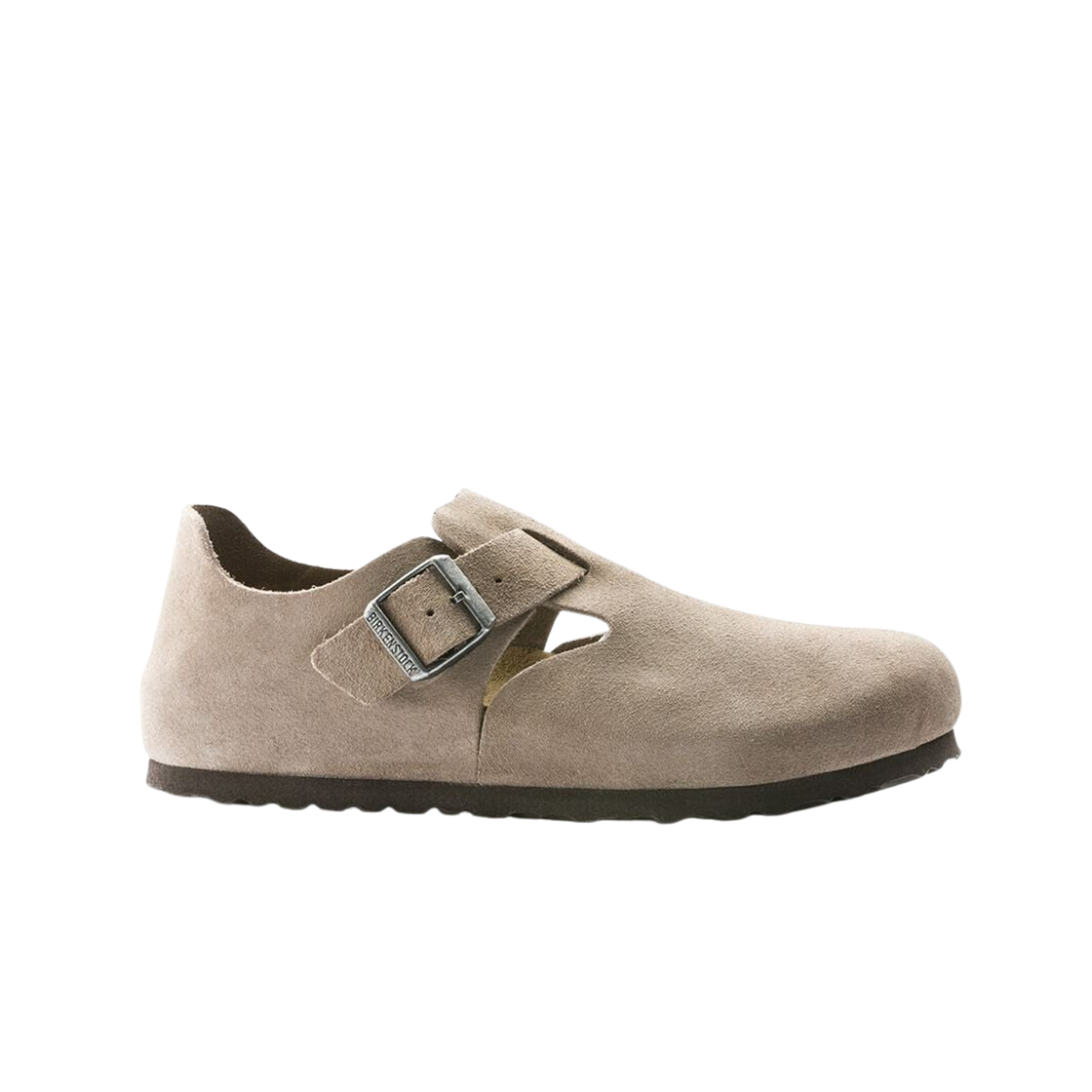 버켄스탁 런던 BS 스웨이드 레더 토프 - 내로우(Birkenstock London BS Suede Leather Taupe - Narrow)