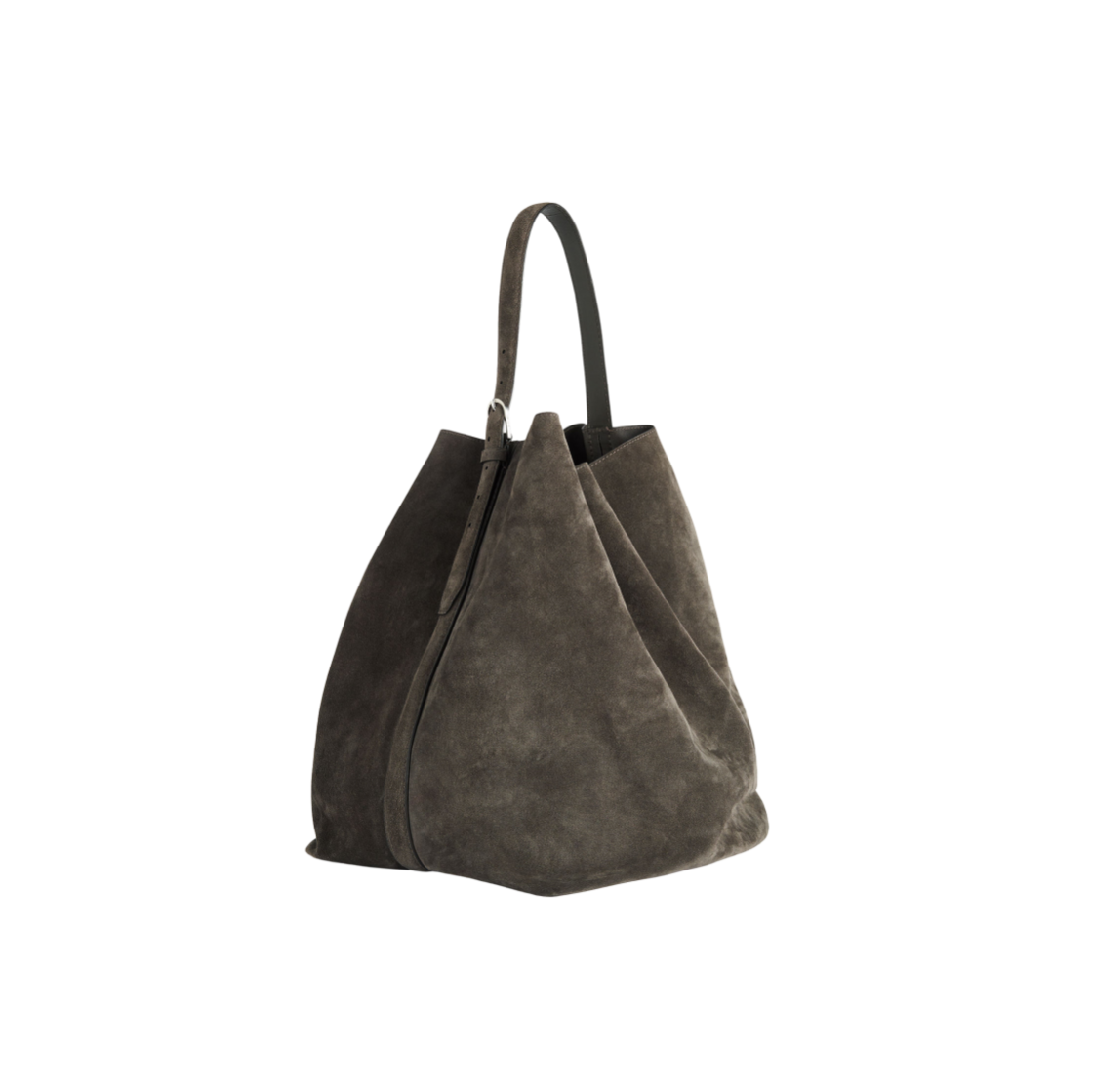 美品⭐︎TOTEME Belted tote granite （Belted suede tote bag