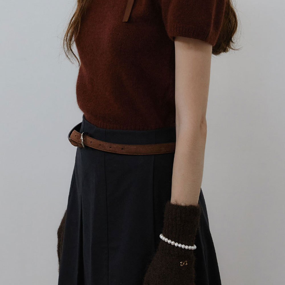 러브미몬스터 슬림 스웨이드 벨트 브라운(lovememonster Slim Suede Belt Brown) - 3