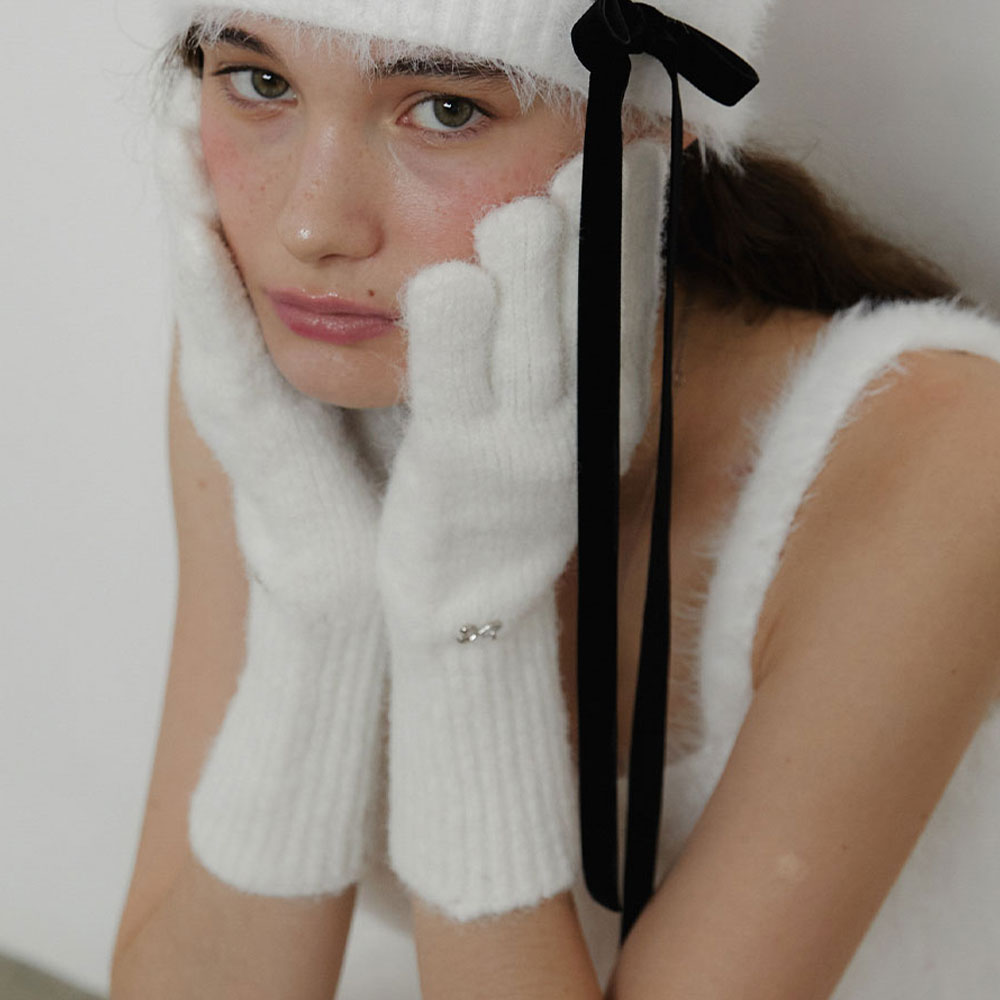 러브미몬스터 마일드 윈터 롱 글로브 화이트(lovememonster Mild Winter Long Glove White) - 3