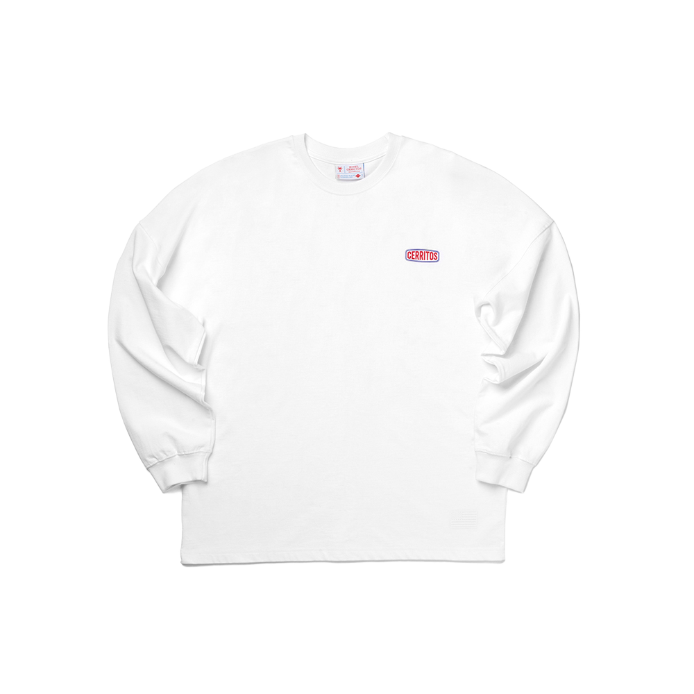 CCTTL043U0 Hotel Cerritos Candy Long Sleeve T-Shirt White