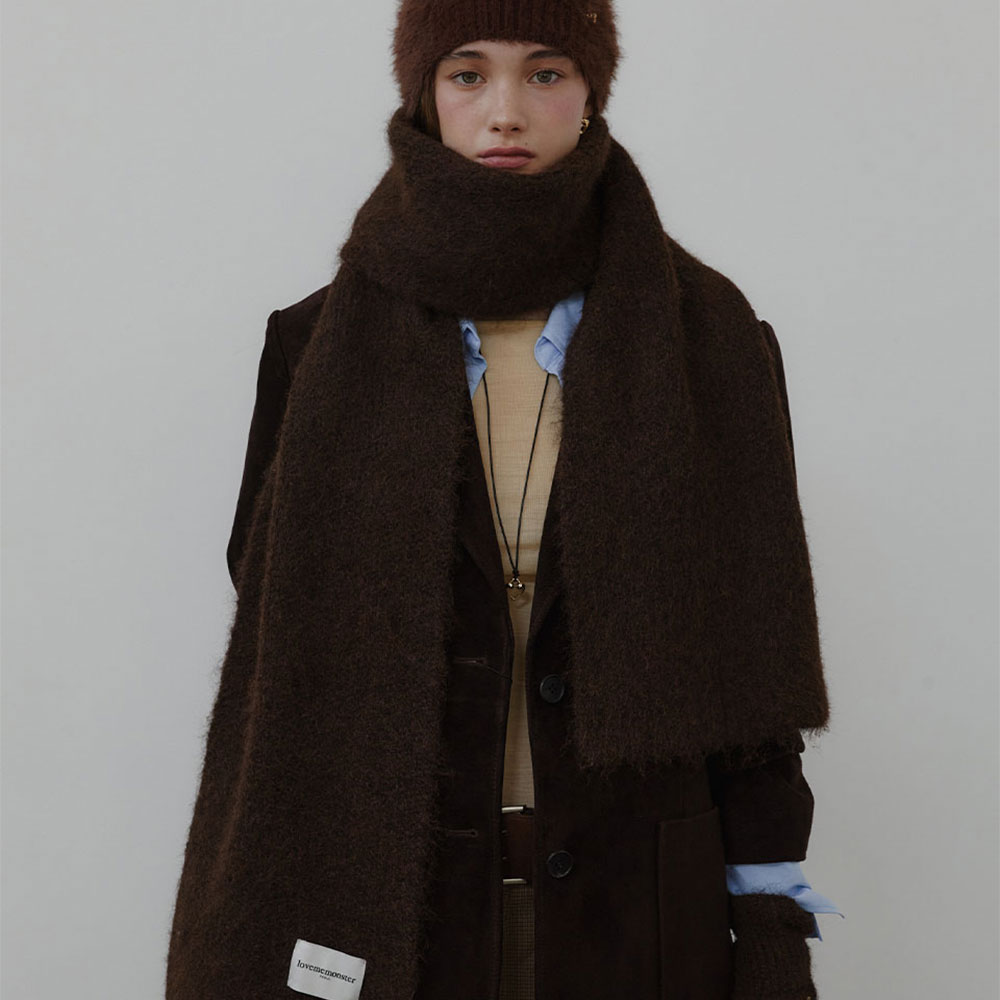 러브미몬스터 마일드 윈터 머플러 브라운(lovememonster Mild Winter Muffler Br) - 2
