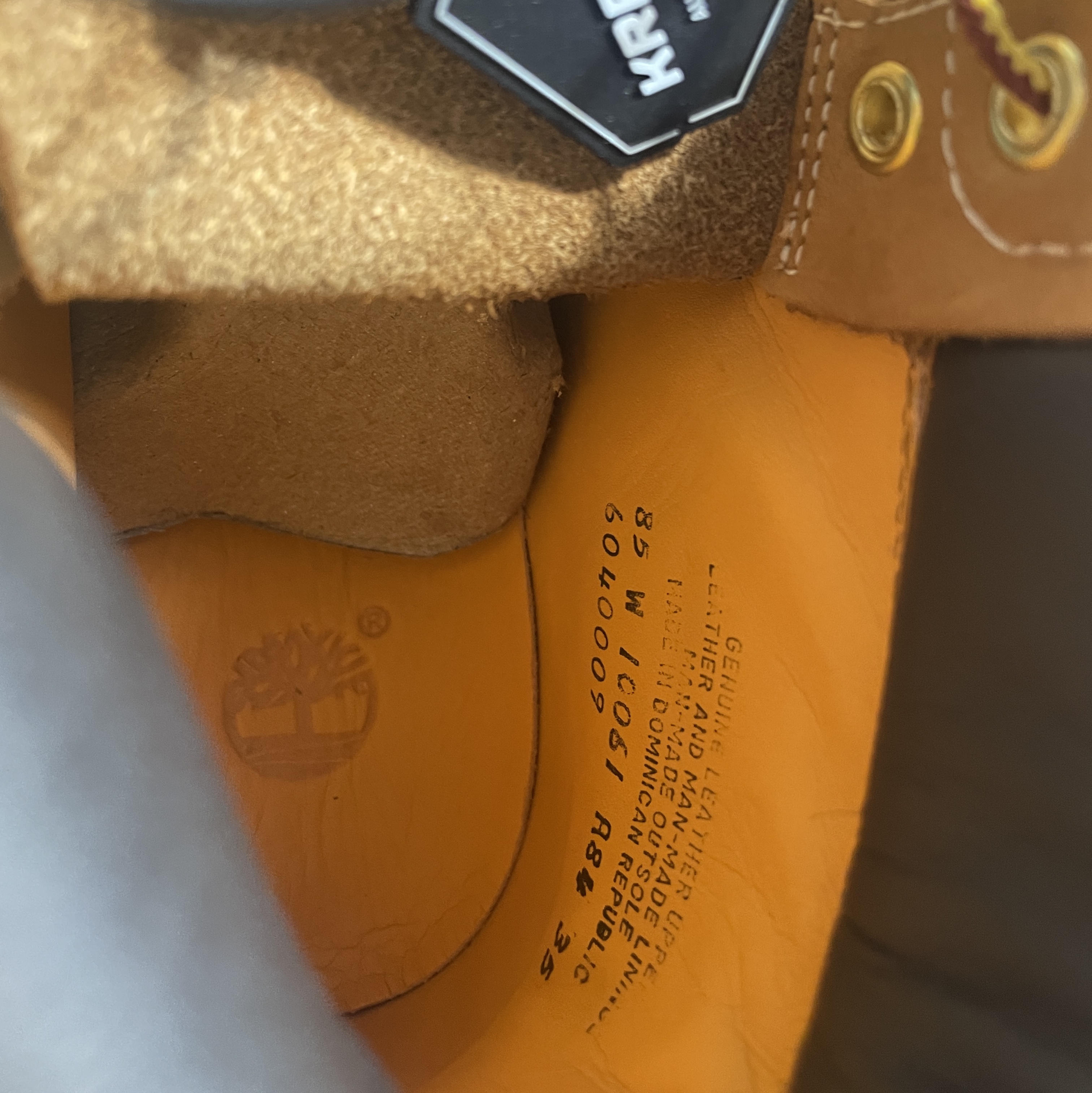 Timberland Premium 6 inch Waterproof Boot Wheat Nubuck - Wide 착용 스타일 - 2