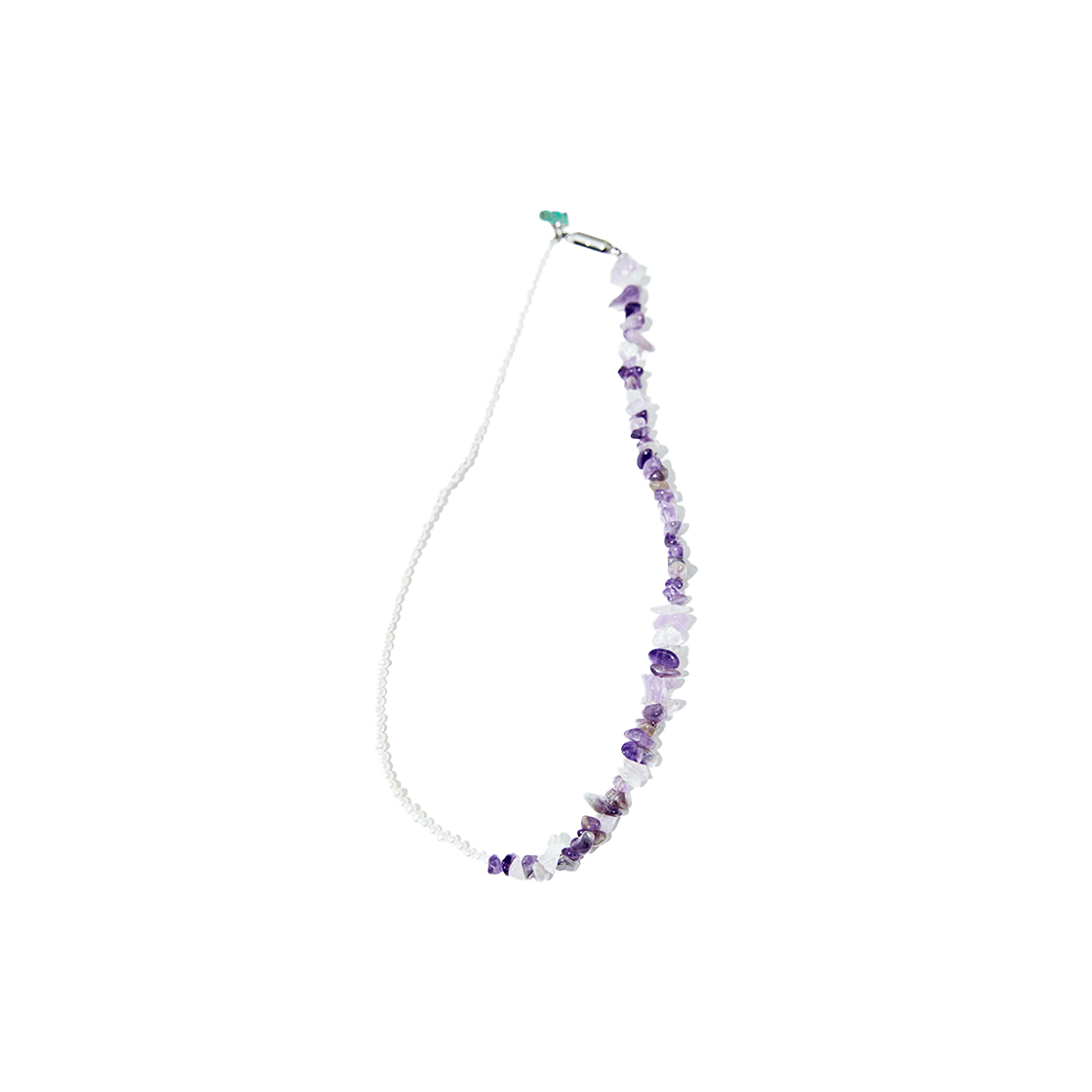 #17 [예약 배송] NiRO.SERENDiPiTY Pearl N Amethyst Necklace #17
