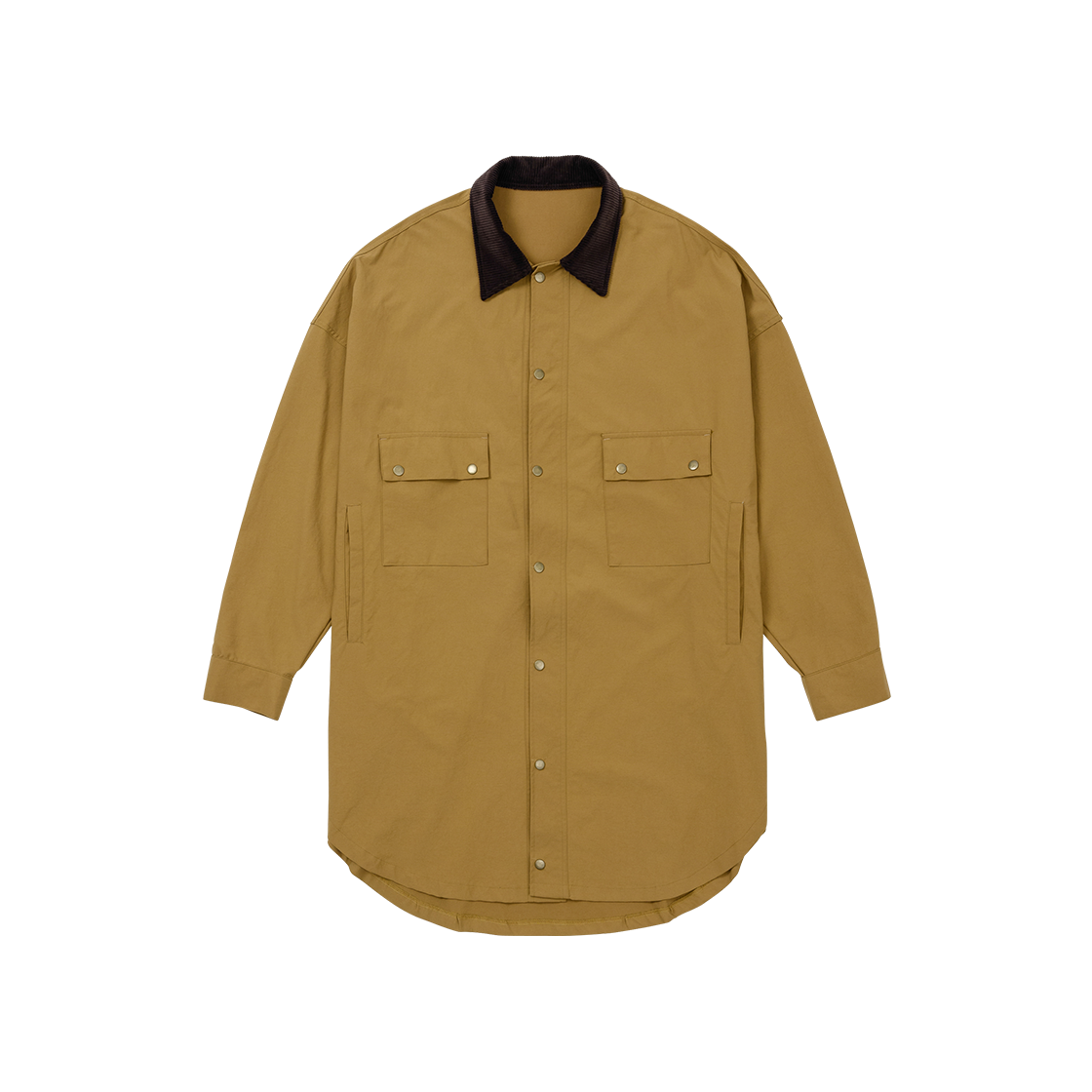 【AJO AJOBYAJO】23FW★ Oversized Wax Shirt Jacket 아조바이아조 오버사이즈 왁스 셔츠 자켓 네이비 | AJOBYAJO | KREAM