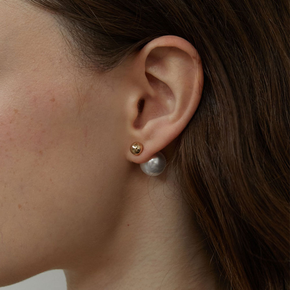 러브미몬스터 버라이어티 펄 이어링 골드볼(lovememonster Variety Pearl Earrings Gold Ball) - 2