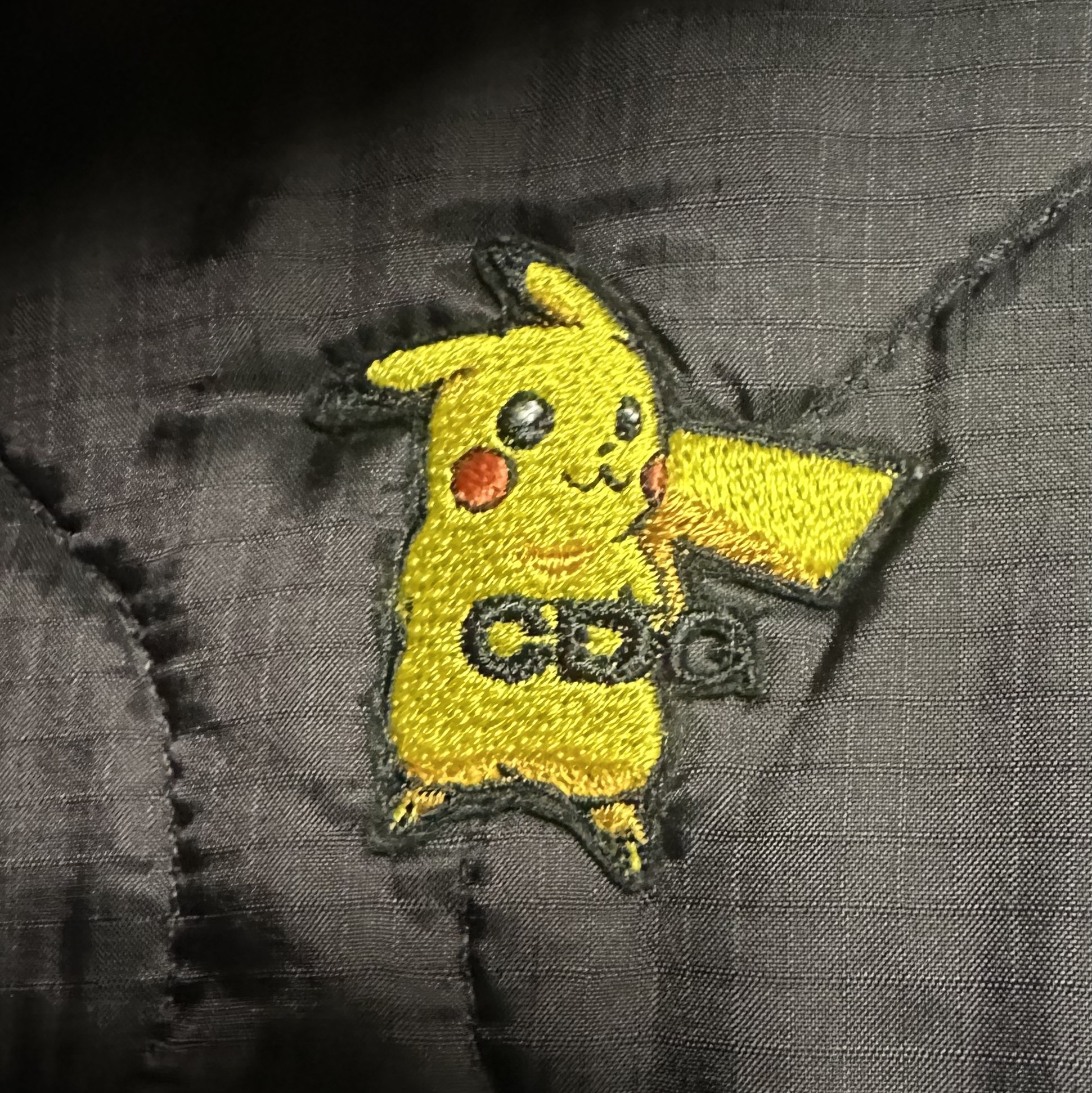 CDG x Pokemon Liner Jacket with Emblem Black 착용 스타일