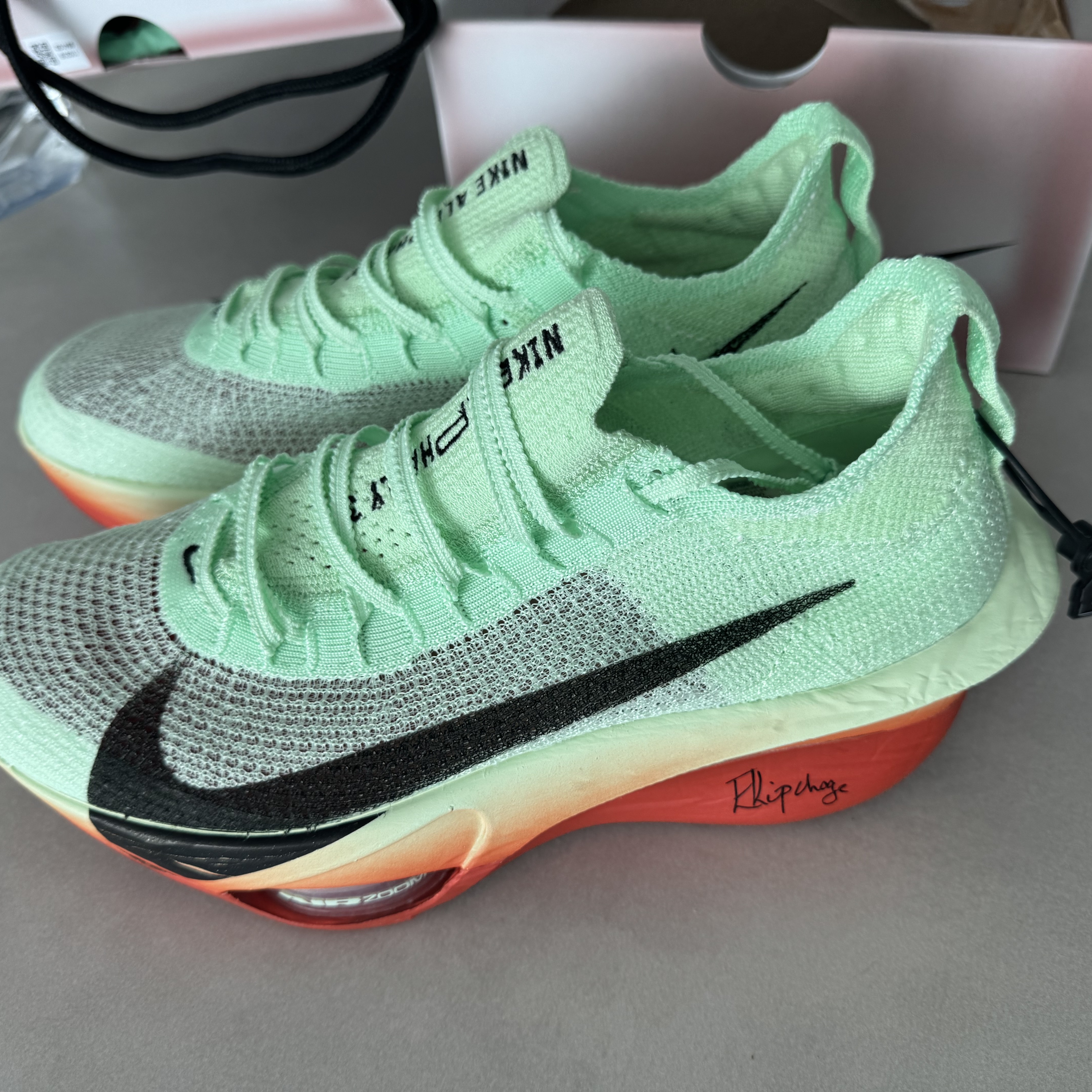 Nike Air Zoom Alphafly Next% 3 Eliud Kipchoge 착용 스타일