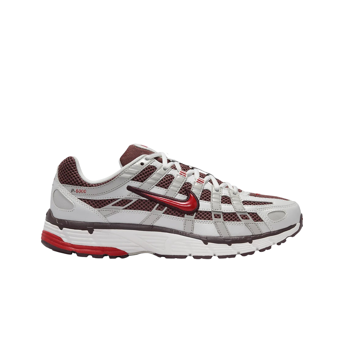 (W) 나이키 P-6000 메탈릭 서밋 화이트 다크 포니((W) Nike P-6000 Metallic Summit White Dark Pony)