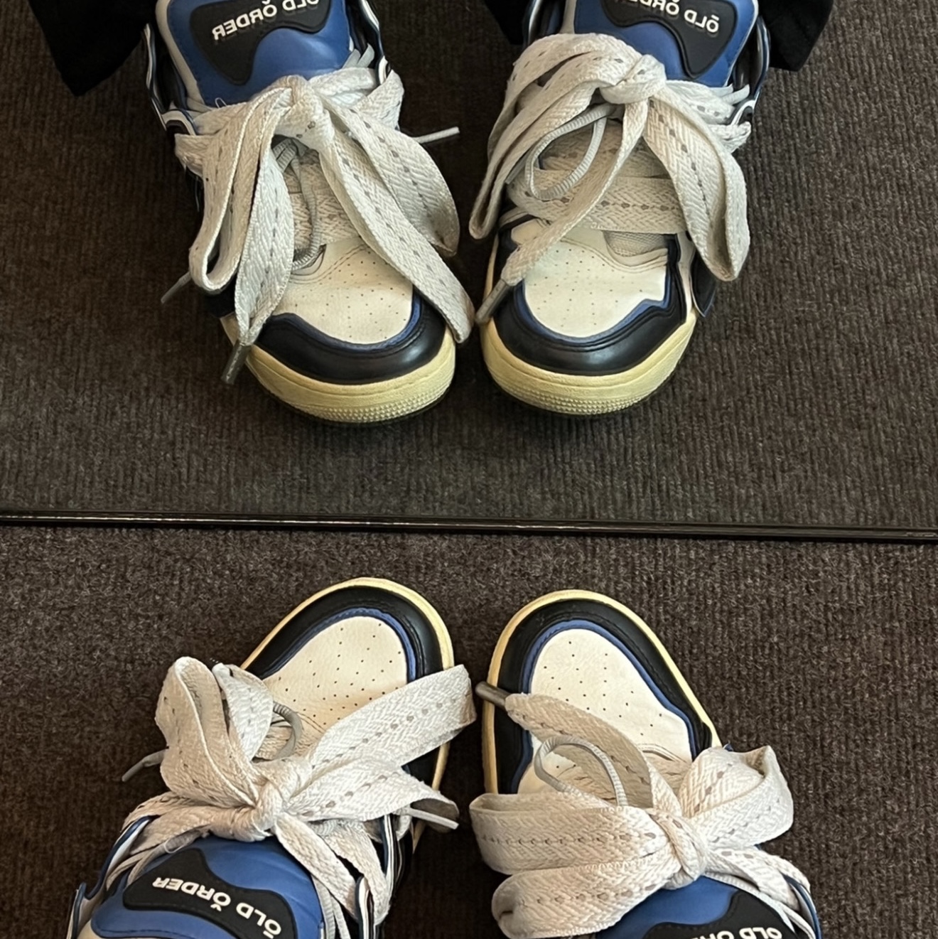 Old Order Skater/001 Dark Blue, Old Order x STA Skater/001 Black White 착용 스타일 - 2