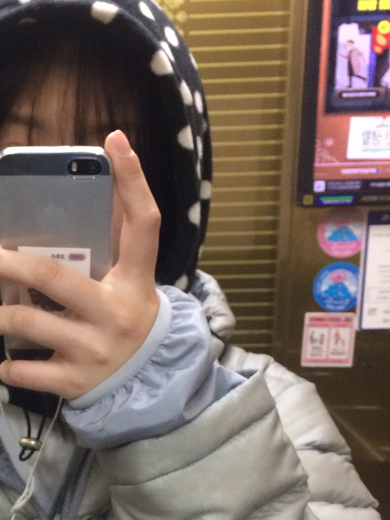 Sansan Gear Suffix Puffer Jacket Grey - 24FW 착용 스타일 - 2