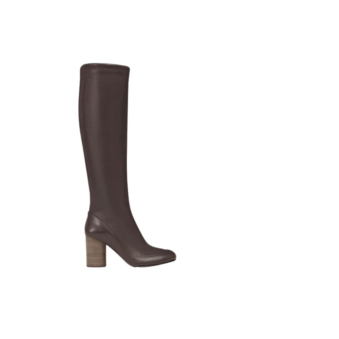 FO0159-LL0115-490 (W) Lemaire Glove Boots with 80mm Heel Taupe