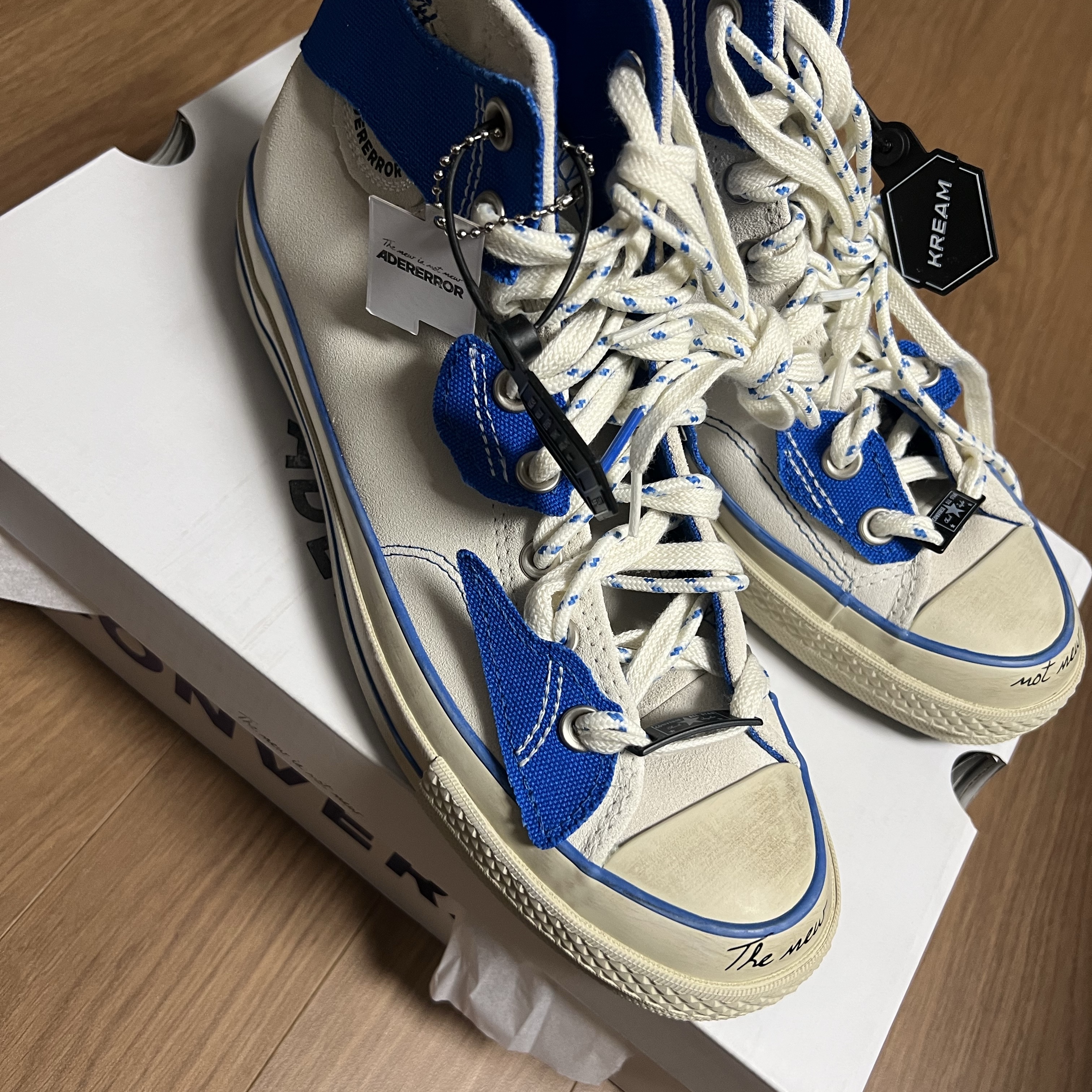 Converse x Ader Error Chuck 70 High White 착용 스타일