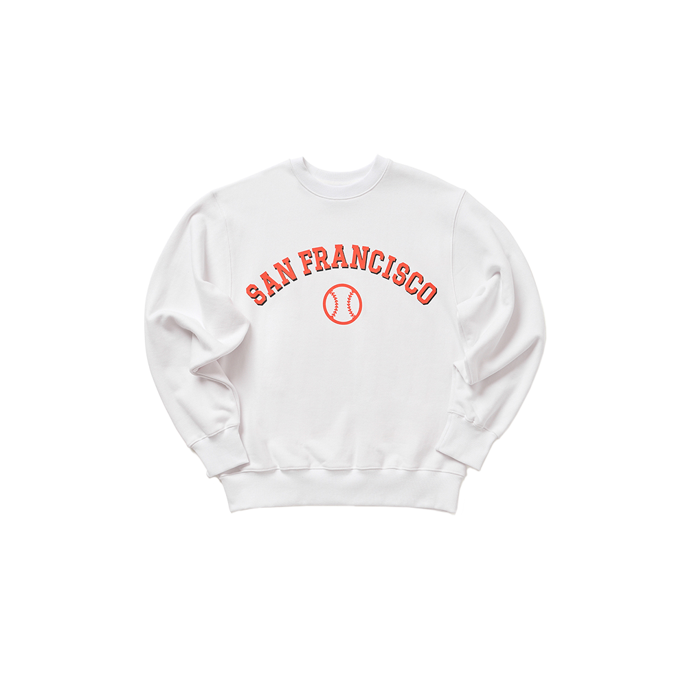 호텔세리토스 SFC 베이스볼 스웻셔츠 화이트