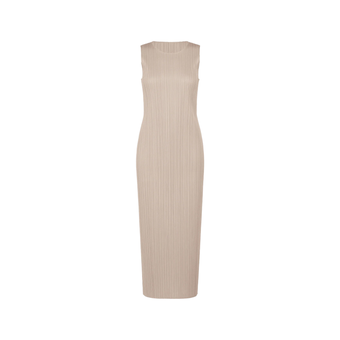 (W) 플리츠 플리즈 이세이 미야케 뉴 컬러풀 베이직 4 드레스 그레이지((W) Pleats Please Issey Miyake New Colorful Basics 4 Dress Greige)