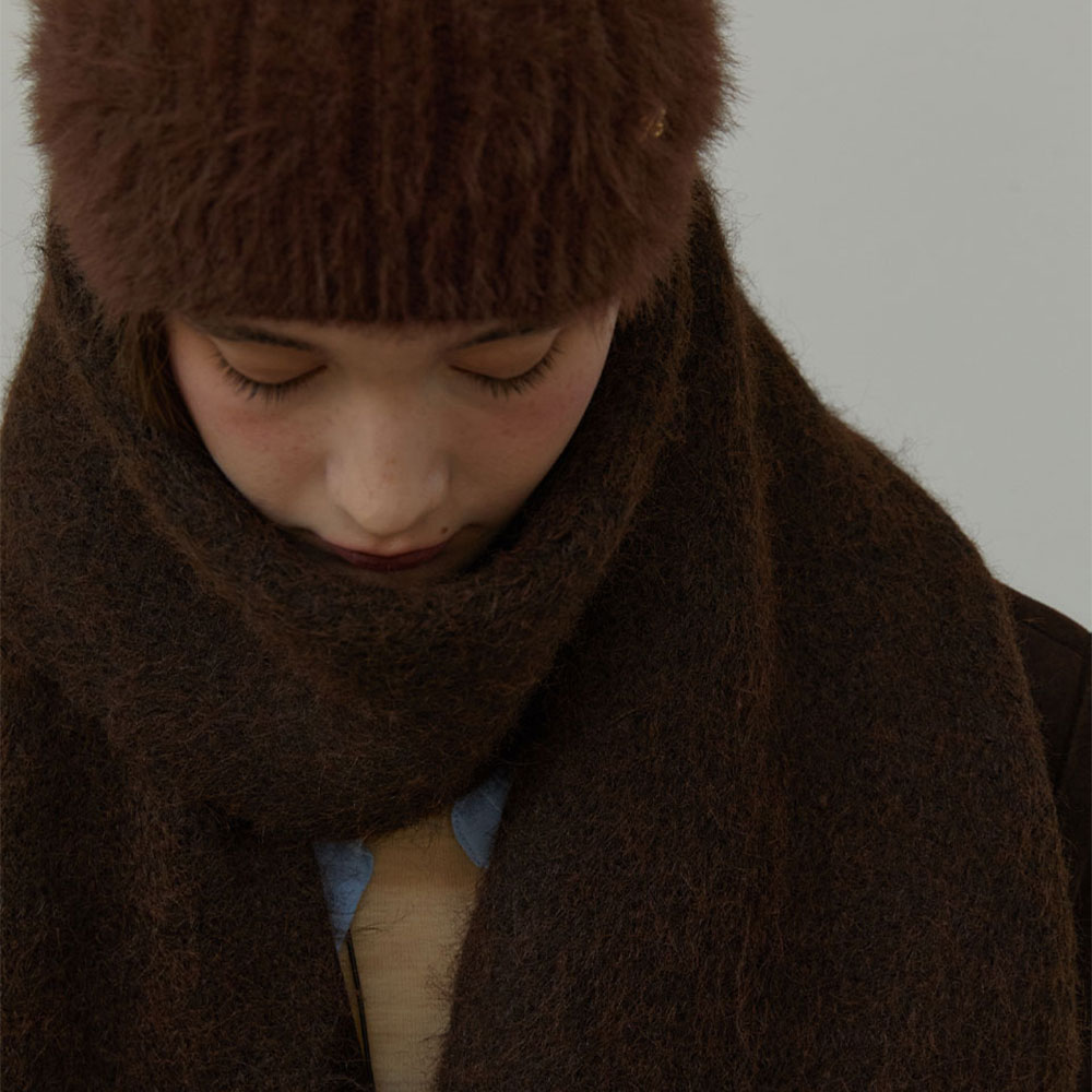 러브미몬스터 마일드 윈터 머플러 브라운(lovememonster Mild Winter Muffler Br) - 4