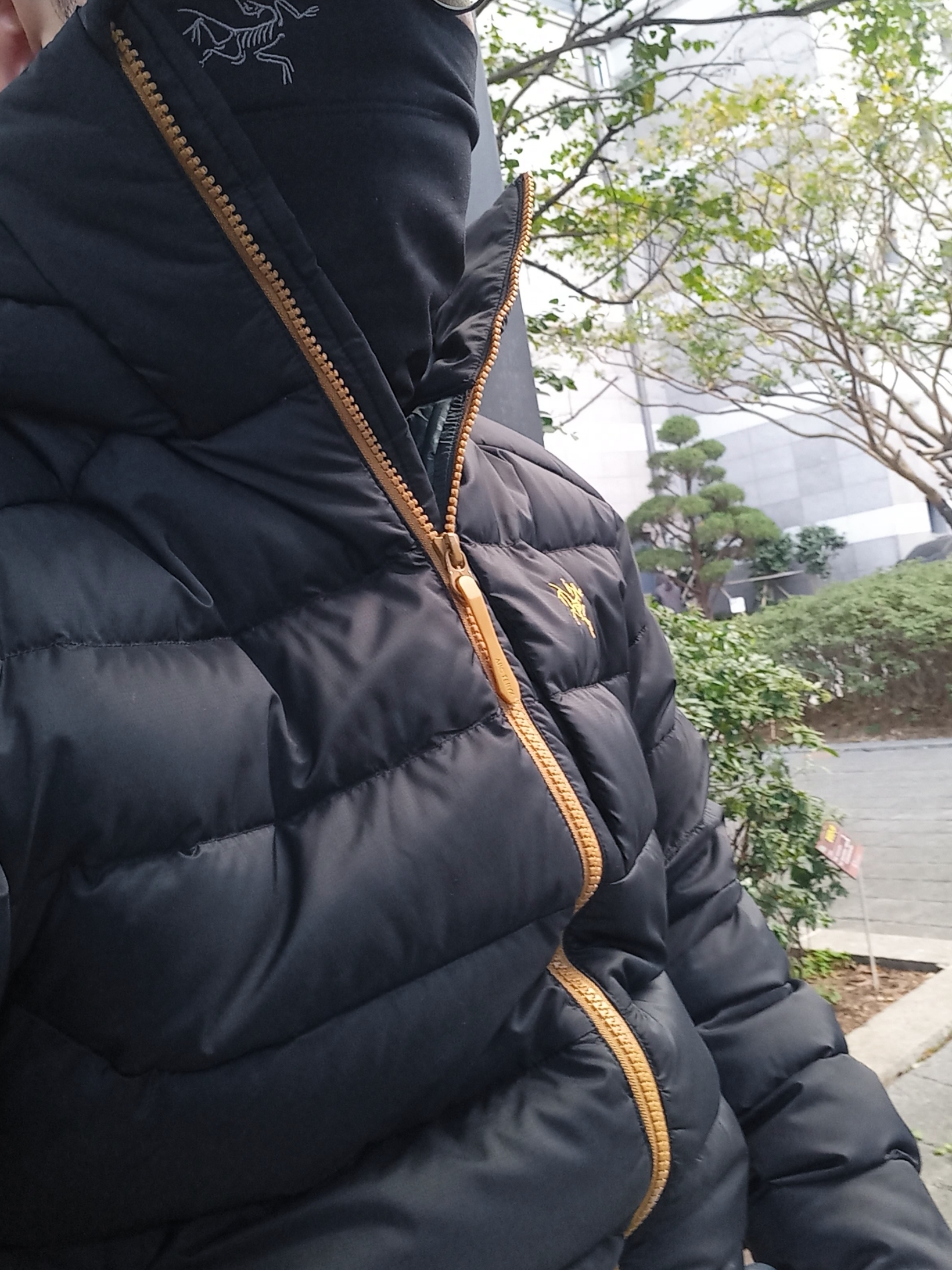 Arc'teryx Small Bird Cap Black, Arc'teryx Rho Neck Gaiter Long Black 착용 스타일 - 5